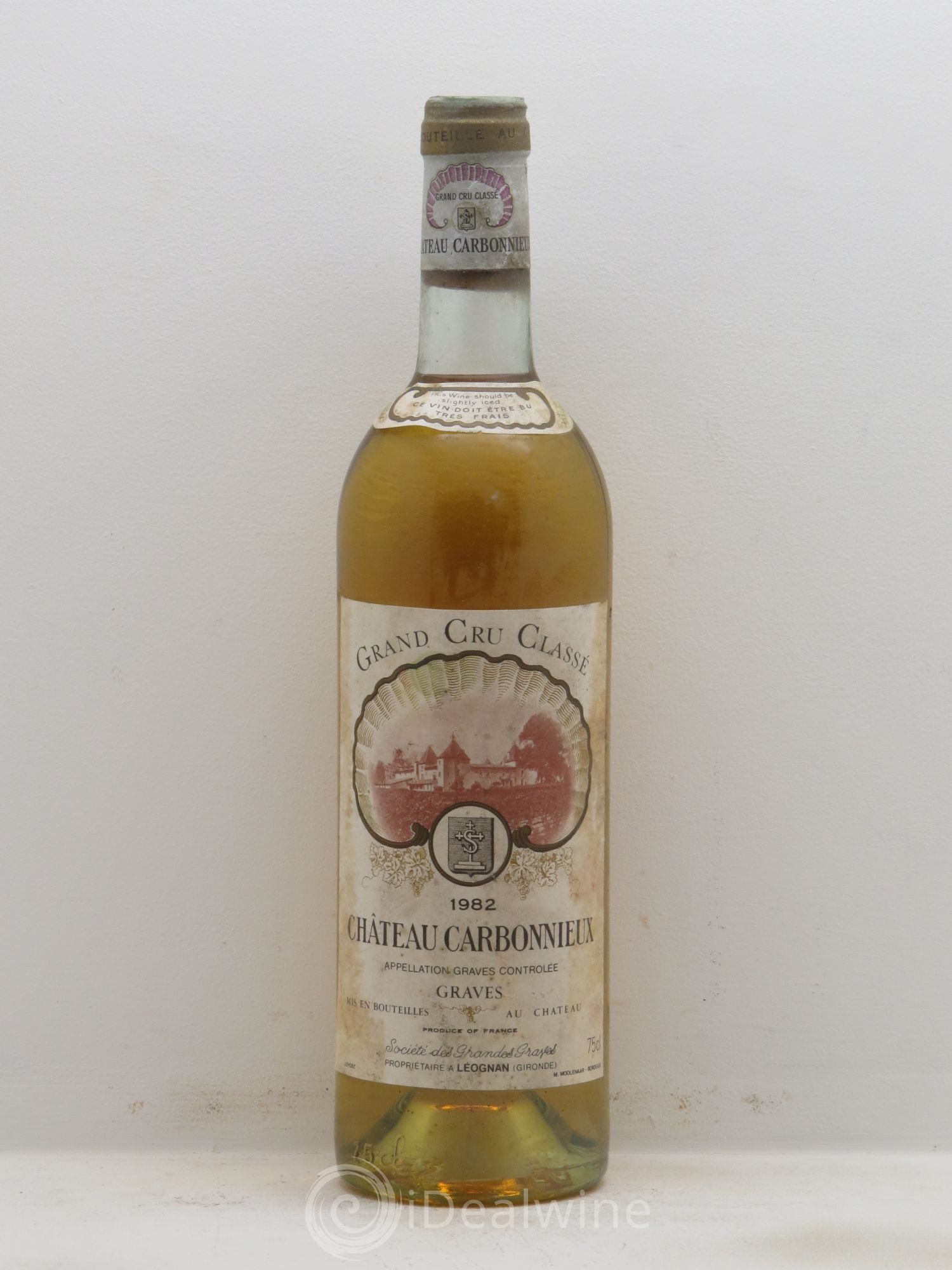 Château Carbonnieux Cru Classé de Graves 1982 - Lot de 6 bouteilles - 0