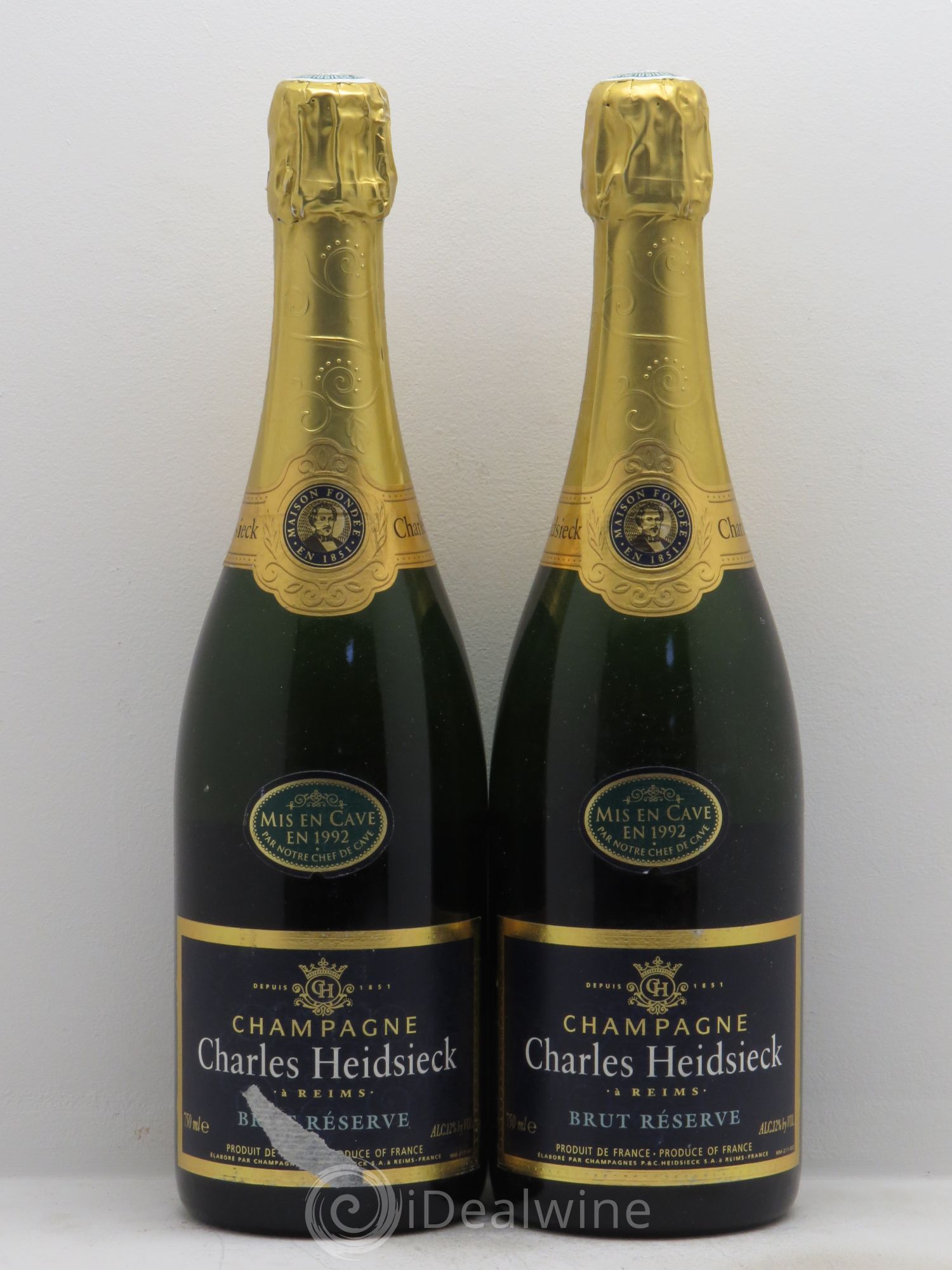 Brut Réserve Charles Heidsieck - Lot de 2 bouteilles - 0