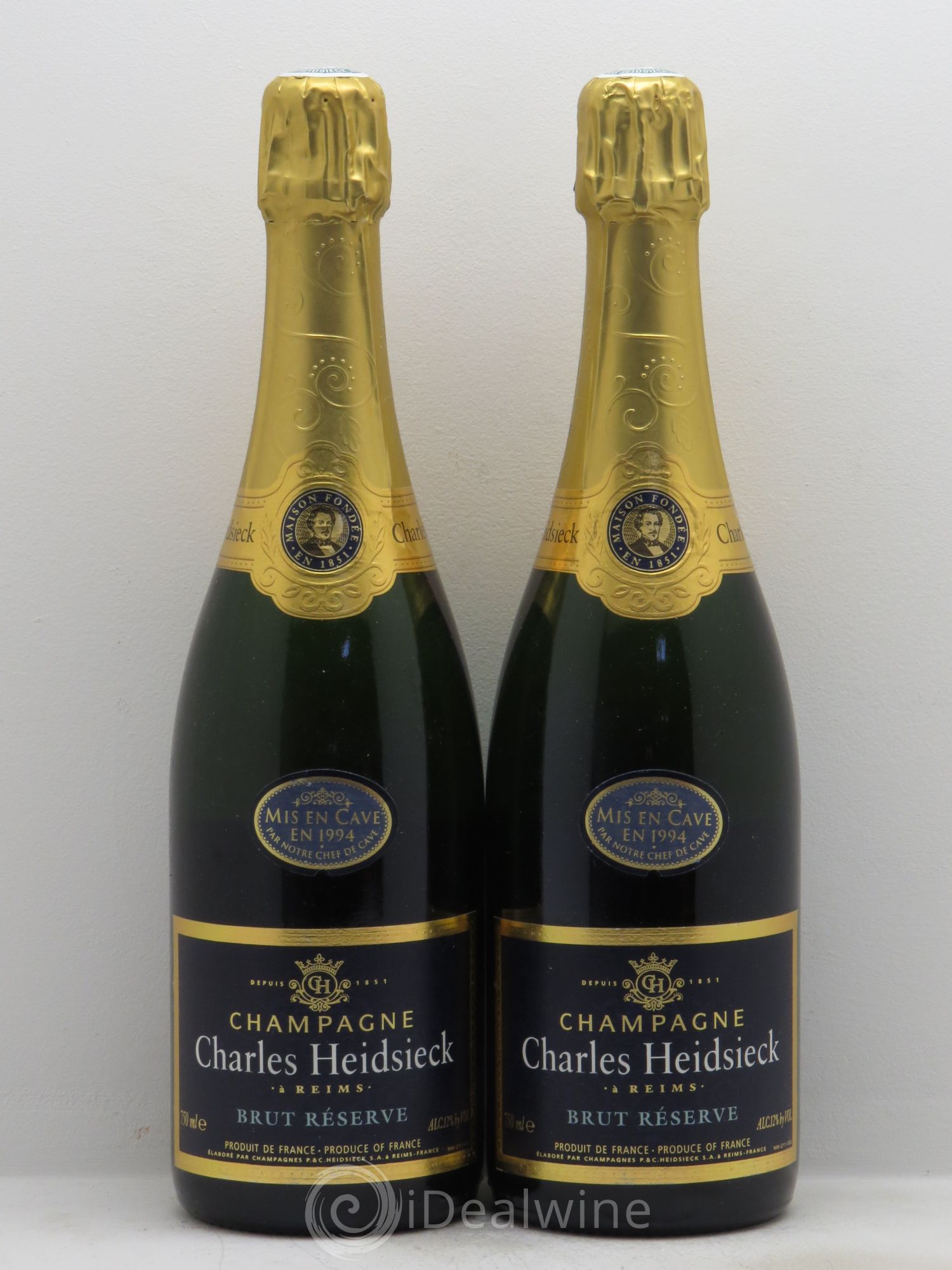 Brut Réserve Charles Heidsieck - Lot de 2 bouteilles - 0