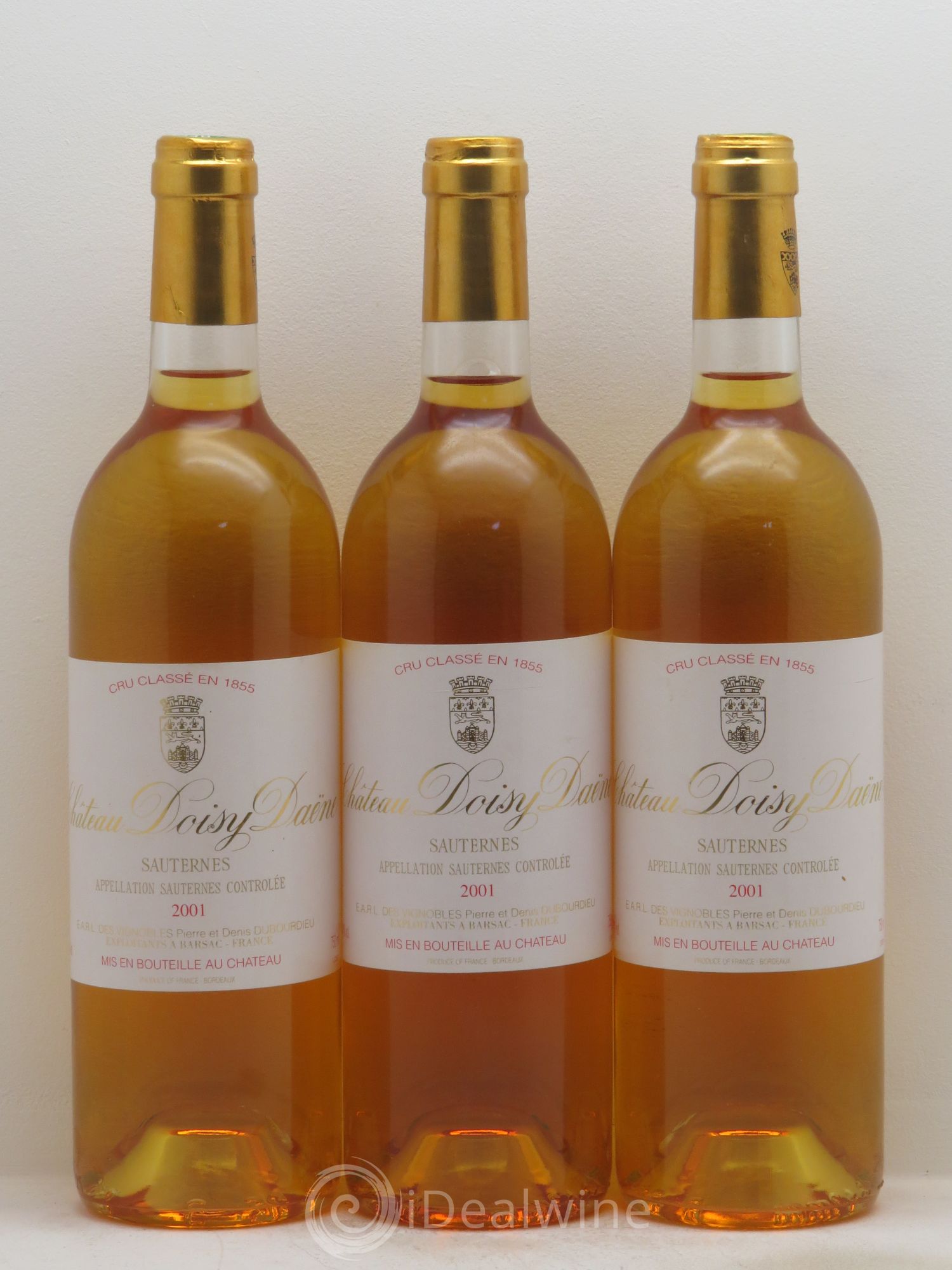 Château Doisy Daëne 2ème Grand Cru Classé 2001 - Lotto di 3 bottiglie - 0