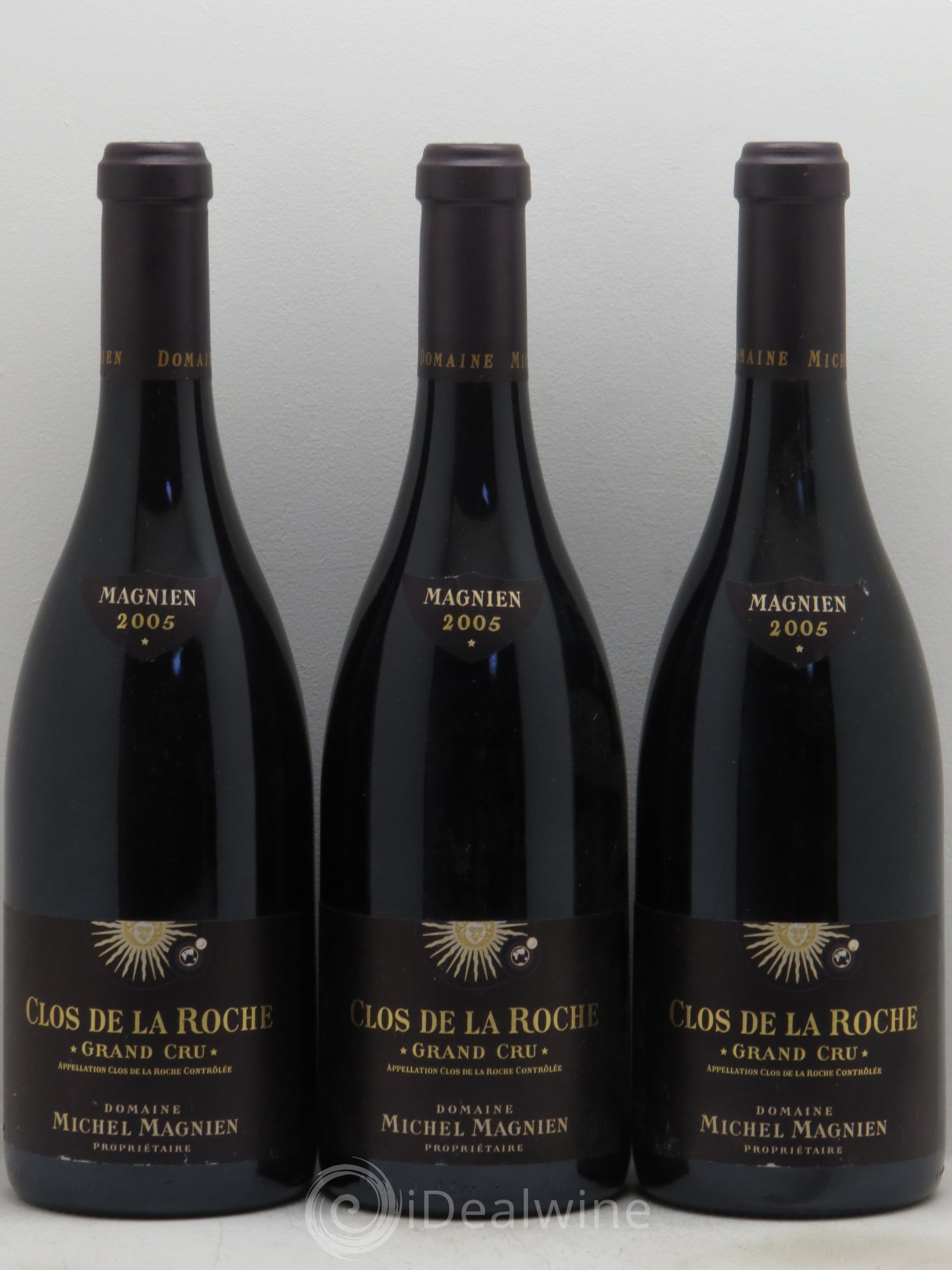 Clos de la Roche Grand Cru Michel Magnien 2005 - Lot de 3 bouteilles - 0