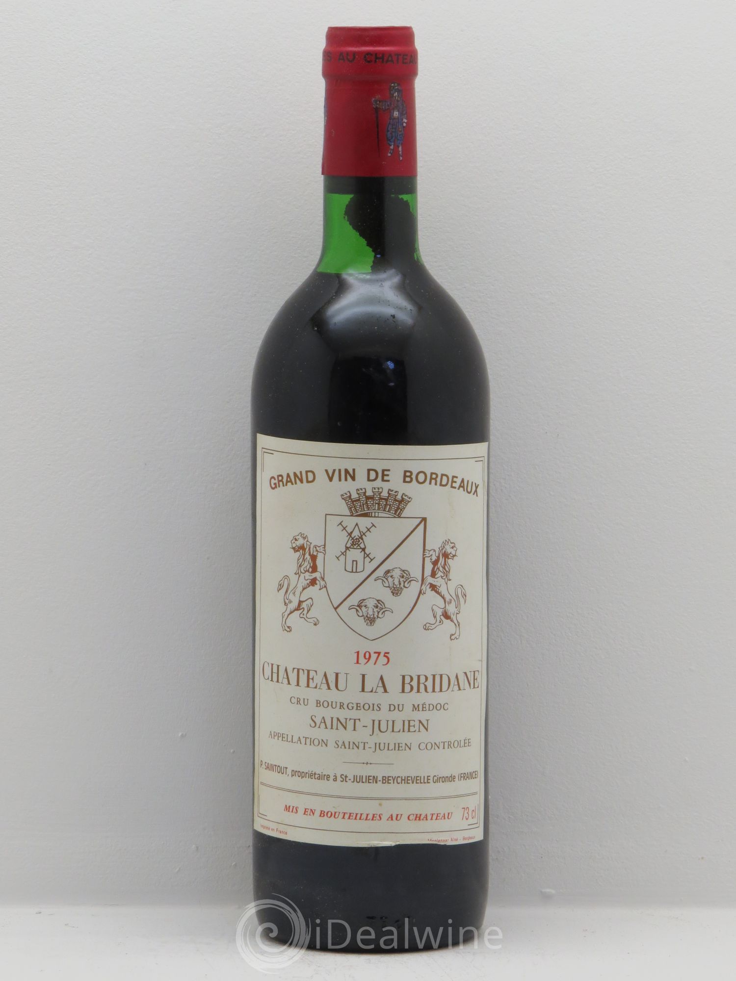 Château la Bridane Cru Bourgeois 1975 - Lot de 1 bouteille - 0