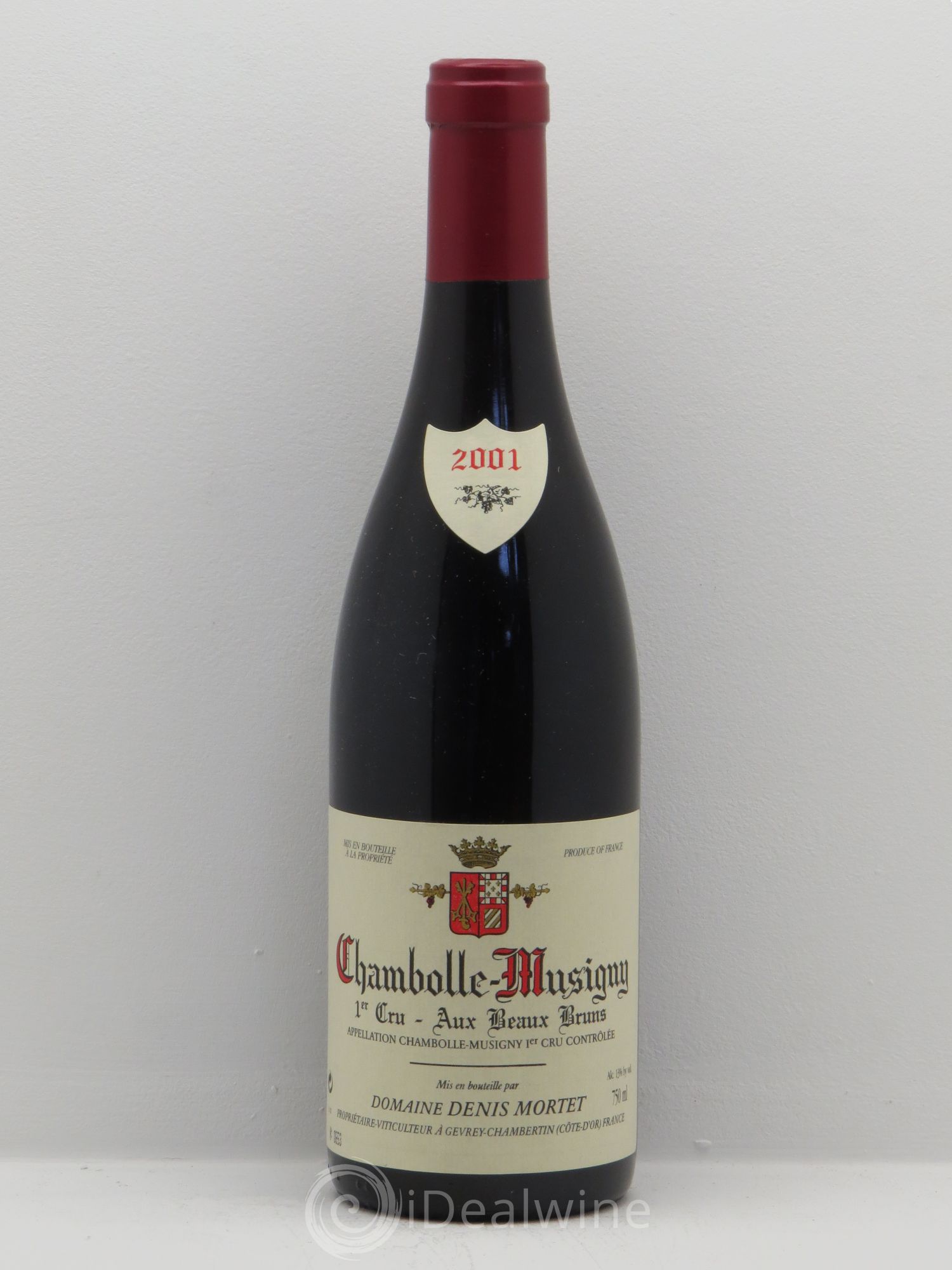 Chambolle-Musigny 1er Cru Aux Beaux Bruns Denis Mortet (Domaine) 2001 - Lot de 1 bouteille - 0