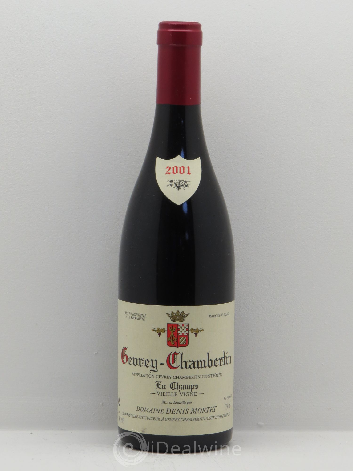 Gevrey-Chambertin En Champs Vieille Vigne Denis Mortet (Domaine) Vieilles Vignes 2001 - Lot de 1 bouteille - 0