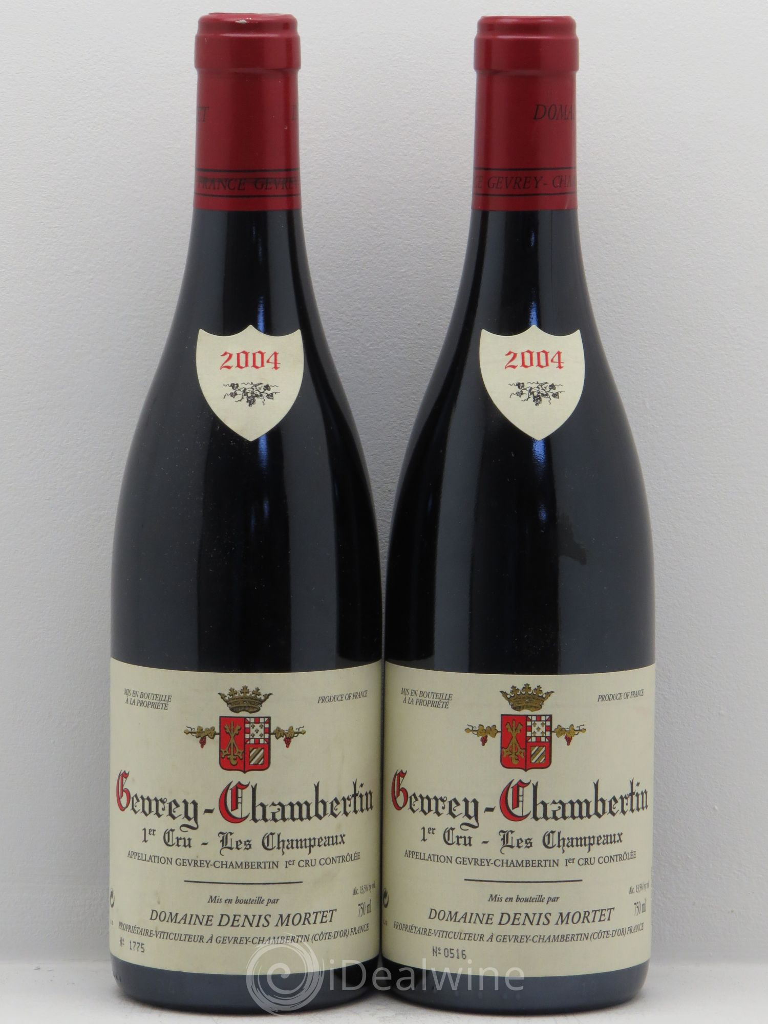 Gevrey-Chambertin 1er Cru Les Champeaux Denis Mortet (Domaine) 2004 - Lot de 2 bouteilles - 0