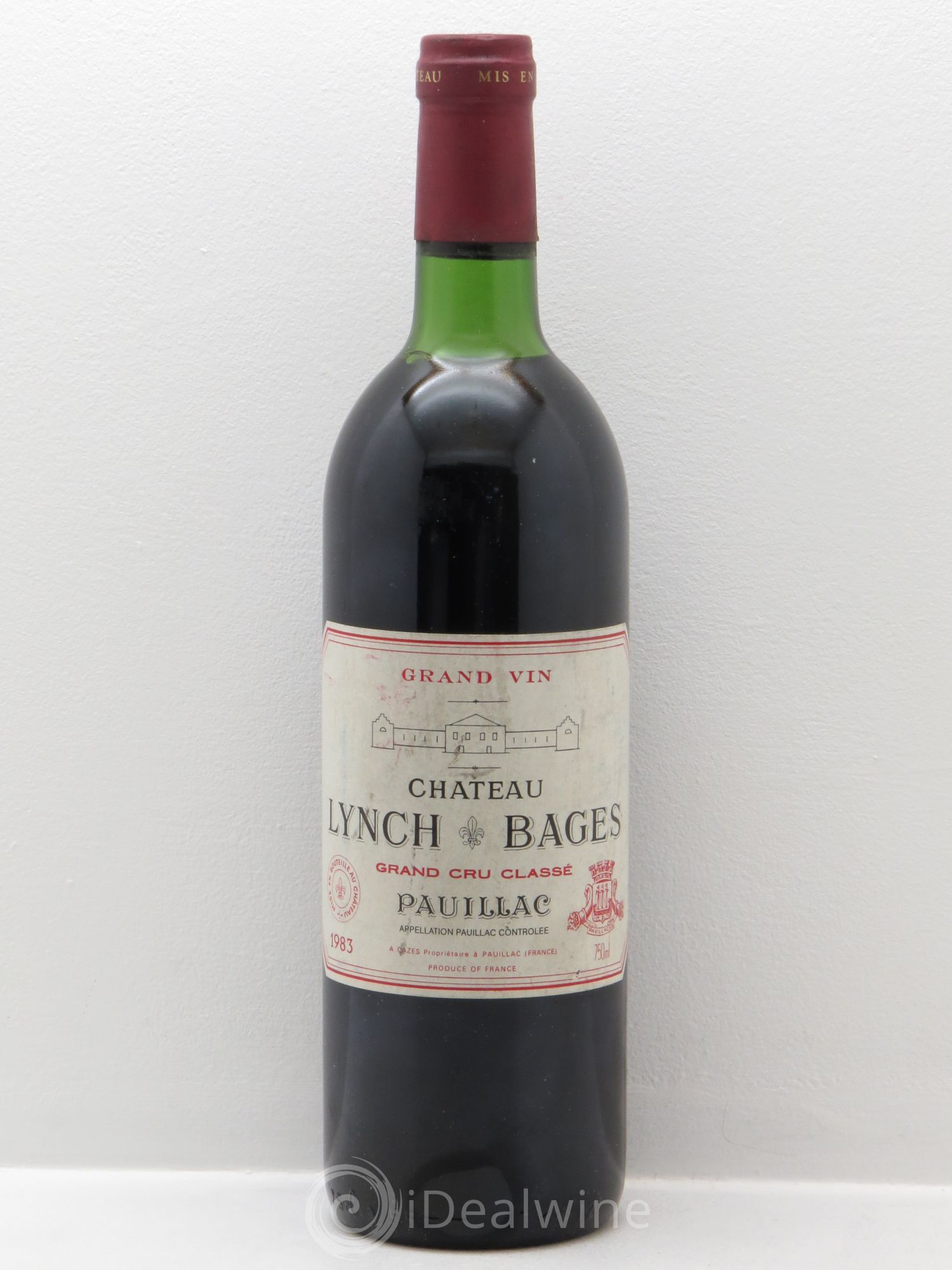 Château Lynch Bages 5ème Grand Cru Classé 1983 - Lot de 1 bouteille - 0