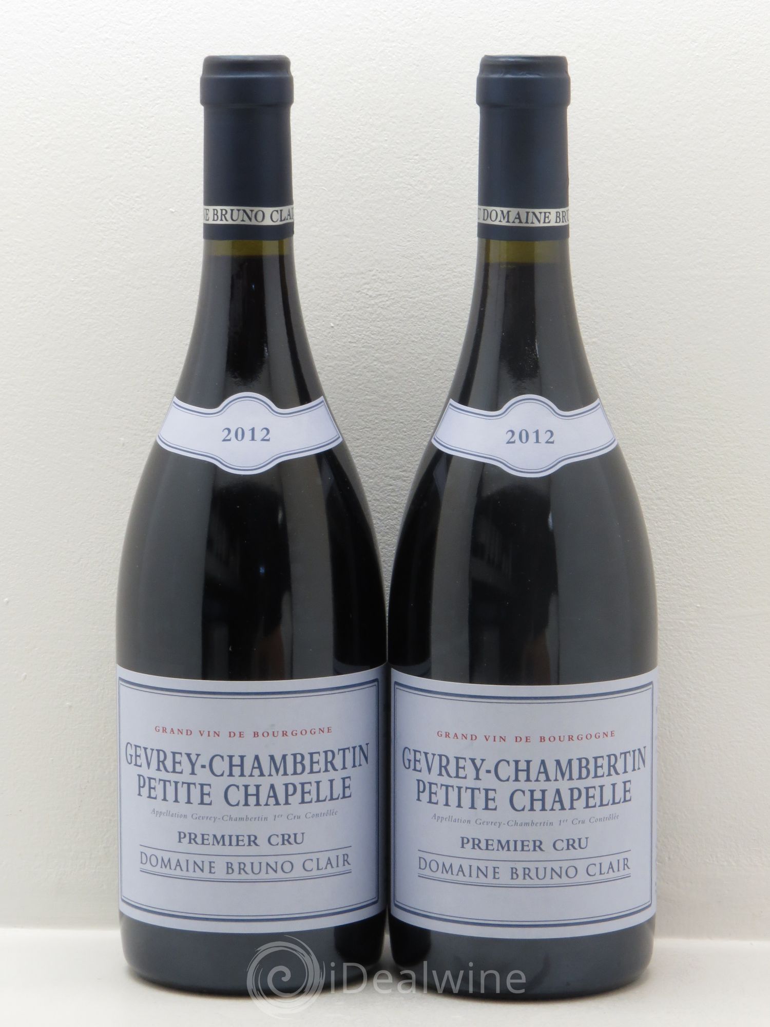 Gevrey-Chambertin 1er Cru Petite Chapelle Bruno Clair (Domaine) 2012 - Lot de 2 bouteilles - 0