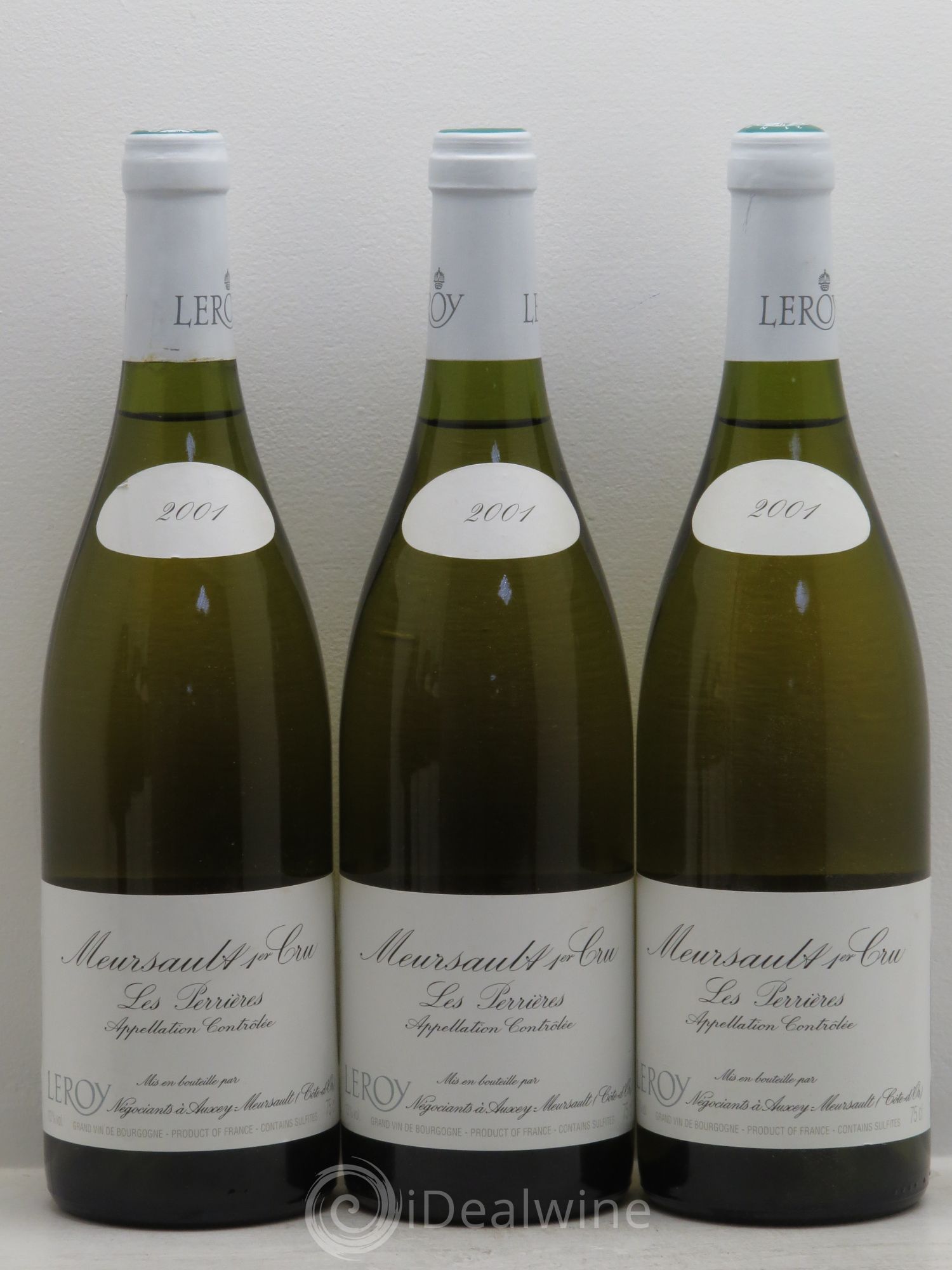 Meursault 1er Cru Leroy SA 2001 - Lot de 12 bouteilles - 3