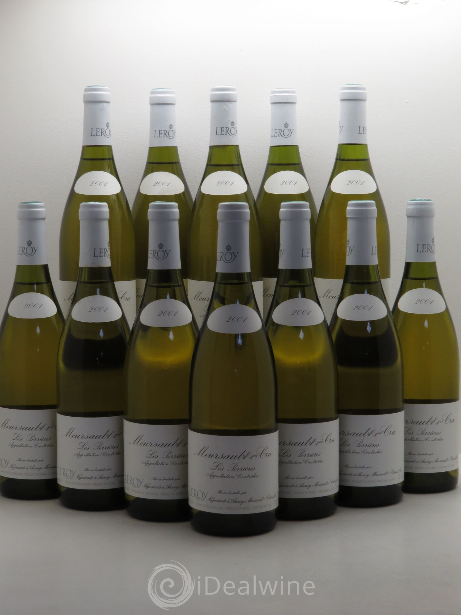 Meursault 1er Cru Leroy SA 2001 - Lot de 12 bouteilles - 0