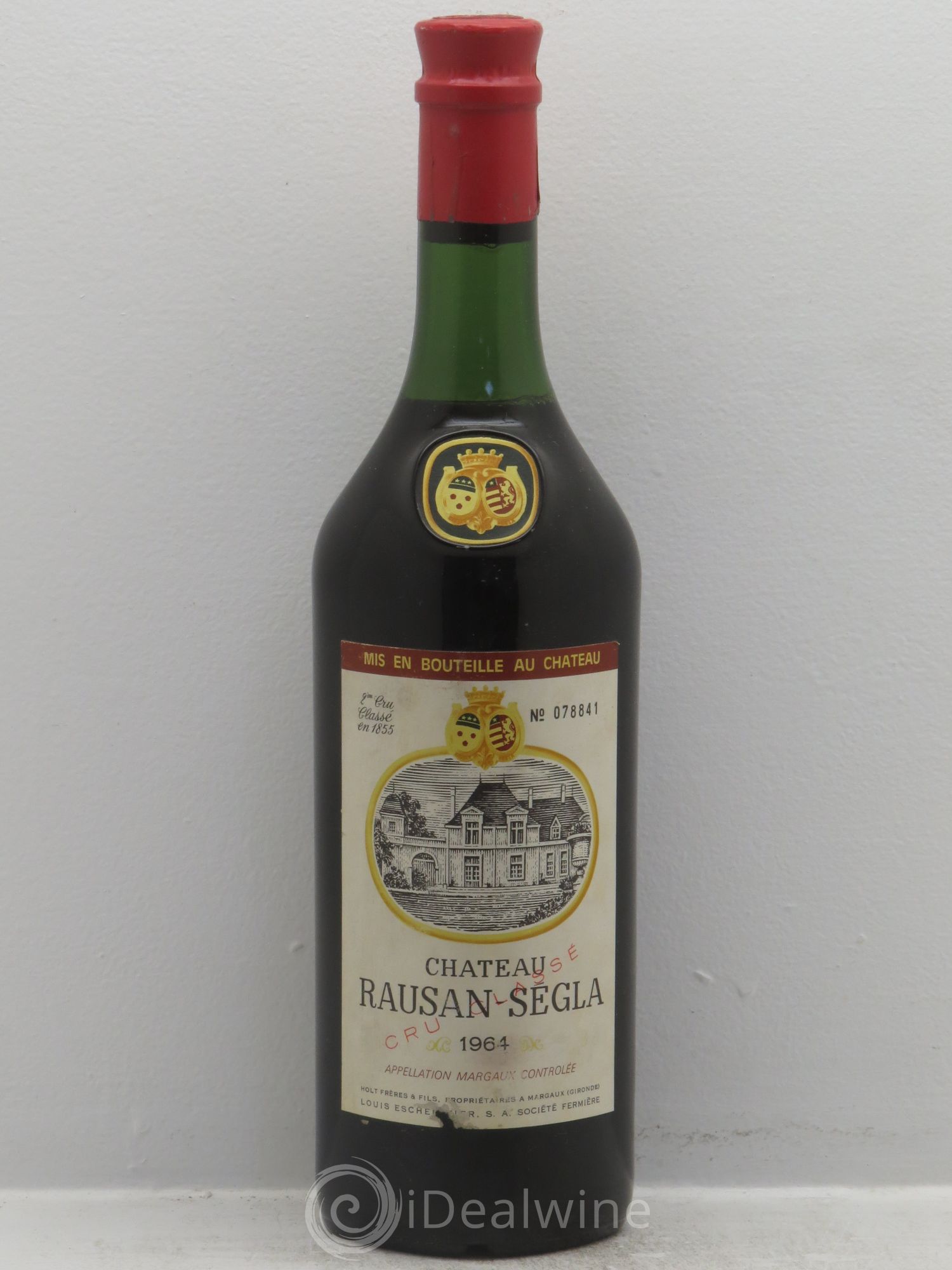 Château Rauzan Ségla Grand Cru Classé 1964 - Lot de 1 bouteille - 0