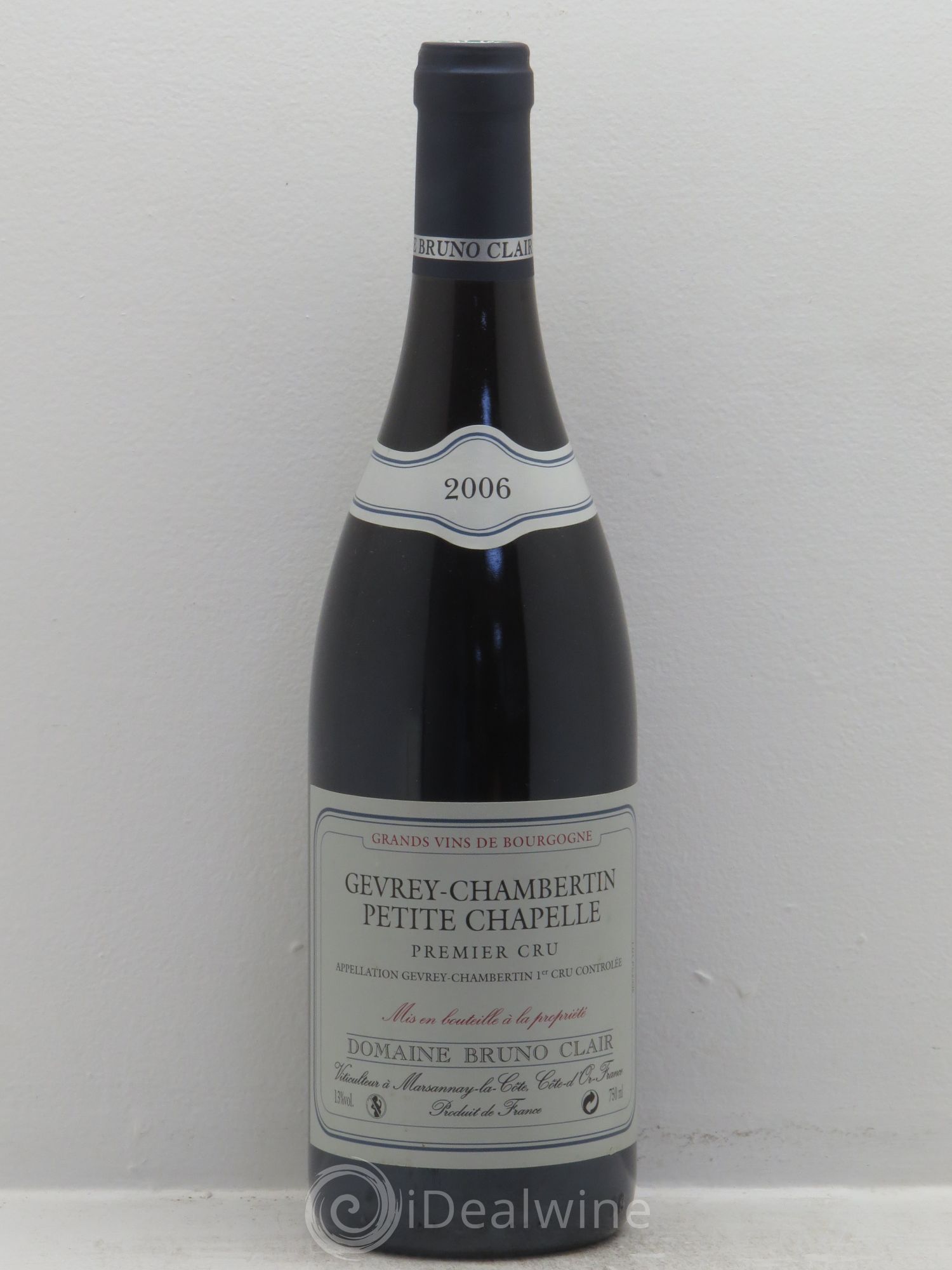 Gevrey-Chambertin 1er Cru Petite Chapelle Bruno Clair (Domaine) 2006 - Lot de 6 bouteilles - 0