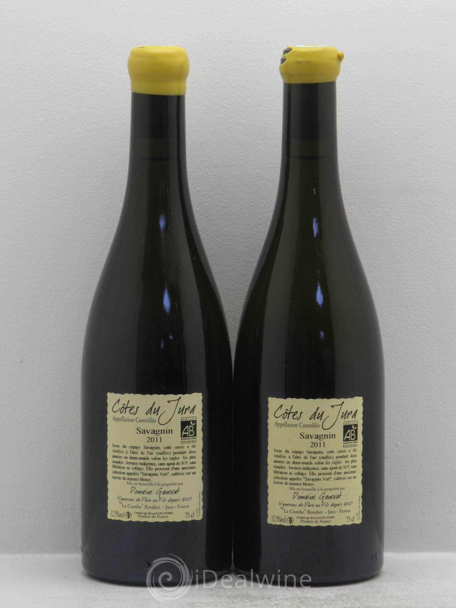 Côtes du Jura Les Chalasses Vieilles Vignes Jean-François Ganevat (Domaine) Marnes Bleues 2011 - Lotto di 2 bottiglie - 1