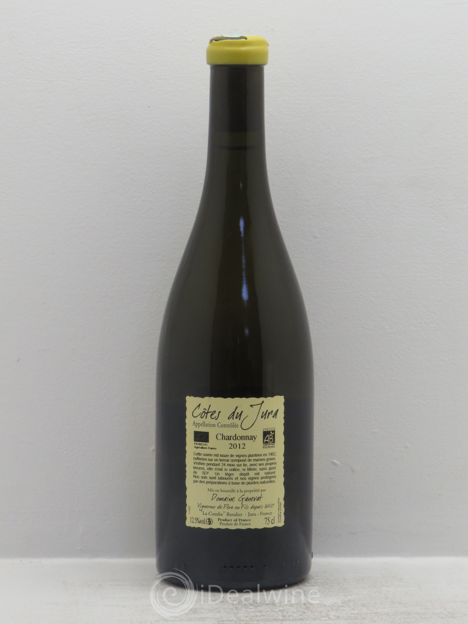 Côtes du Jura Les Chalasses Vieilles Vignes Jean-François Ganevat (Domaine) 2012 - Lot de 1 bouteille - 1