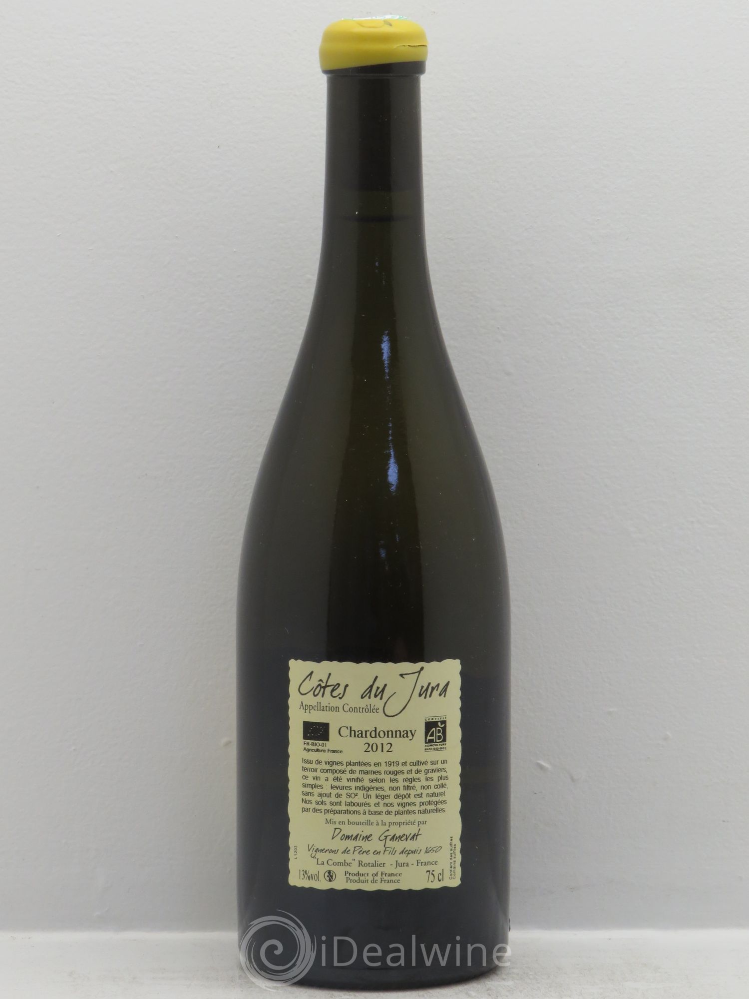 Côtes du Jura Les Grands Teppes Vieilles Vignes Jean-François Ganevat (Domaine) 2012 - Lot de 1 bouteille - 1
