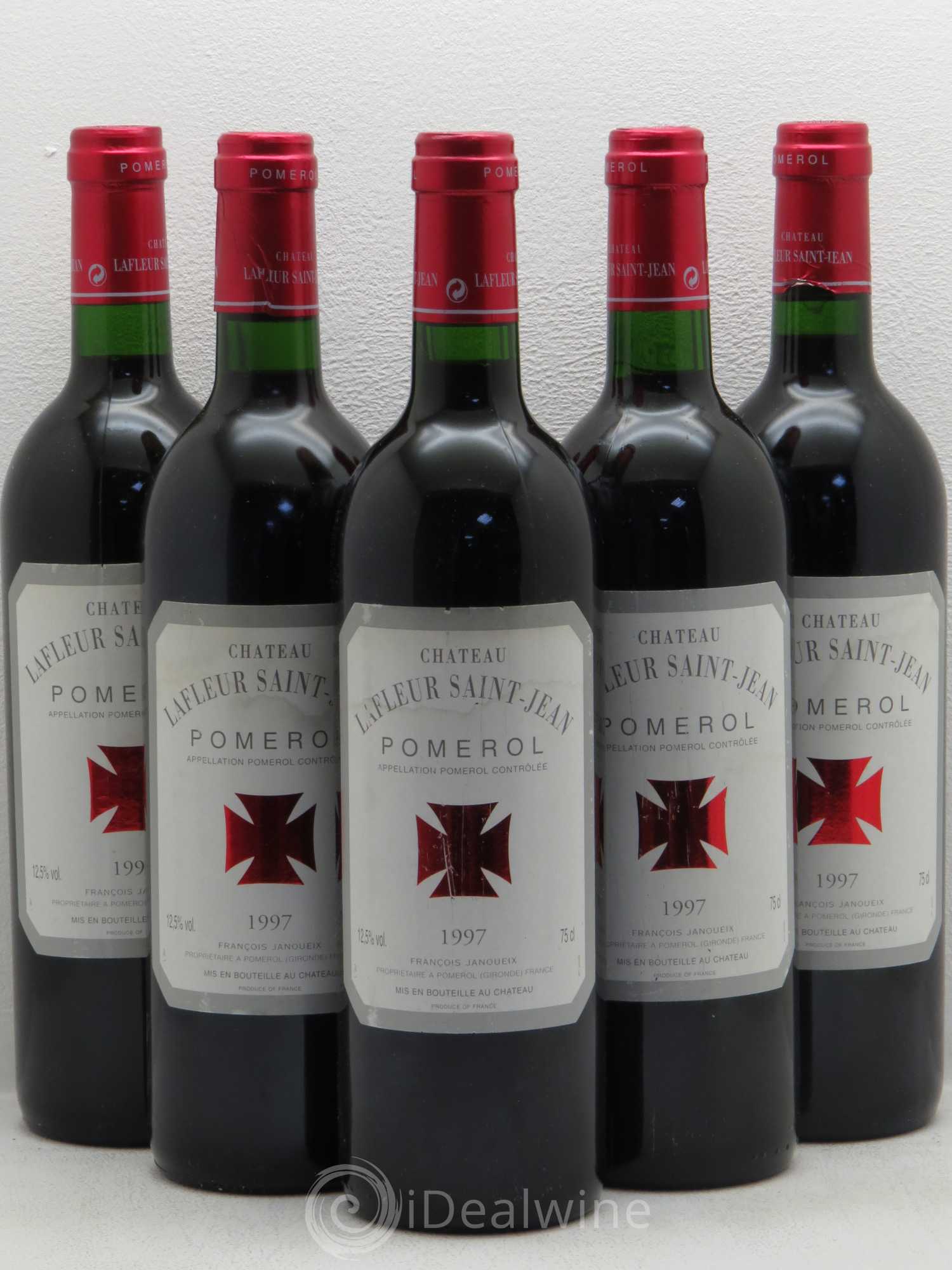 Bordeaux Lafleur Saint Jean Pomerol 1997 - Lotto di 5 bottiglie - 0