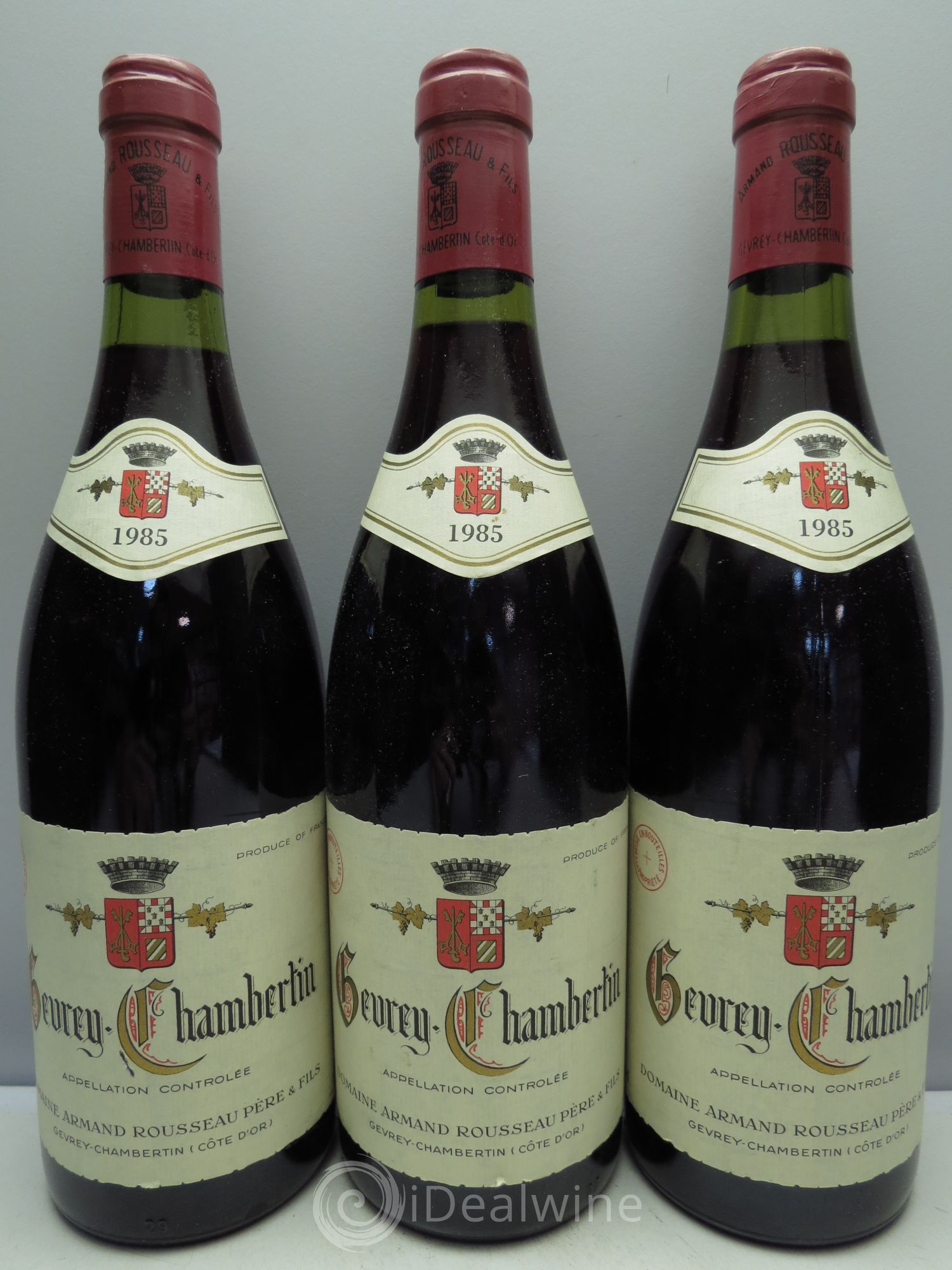 Gevrey-Chambertin Armand Rousseau (Domaine) 1985 - Lot de 3 bouteilles - 0