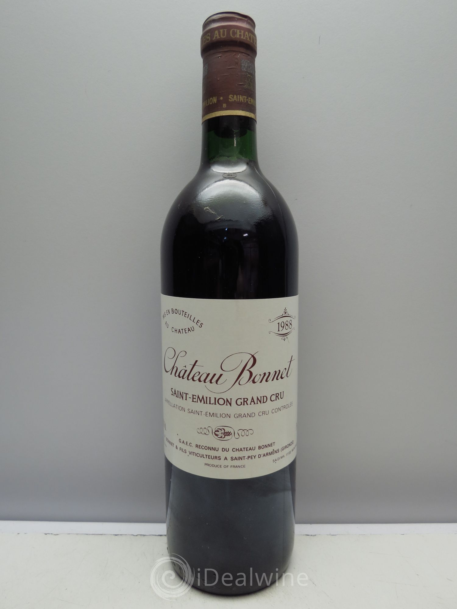 Château Bonnet 1988 - Lot de 1 bouteille - 0
