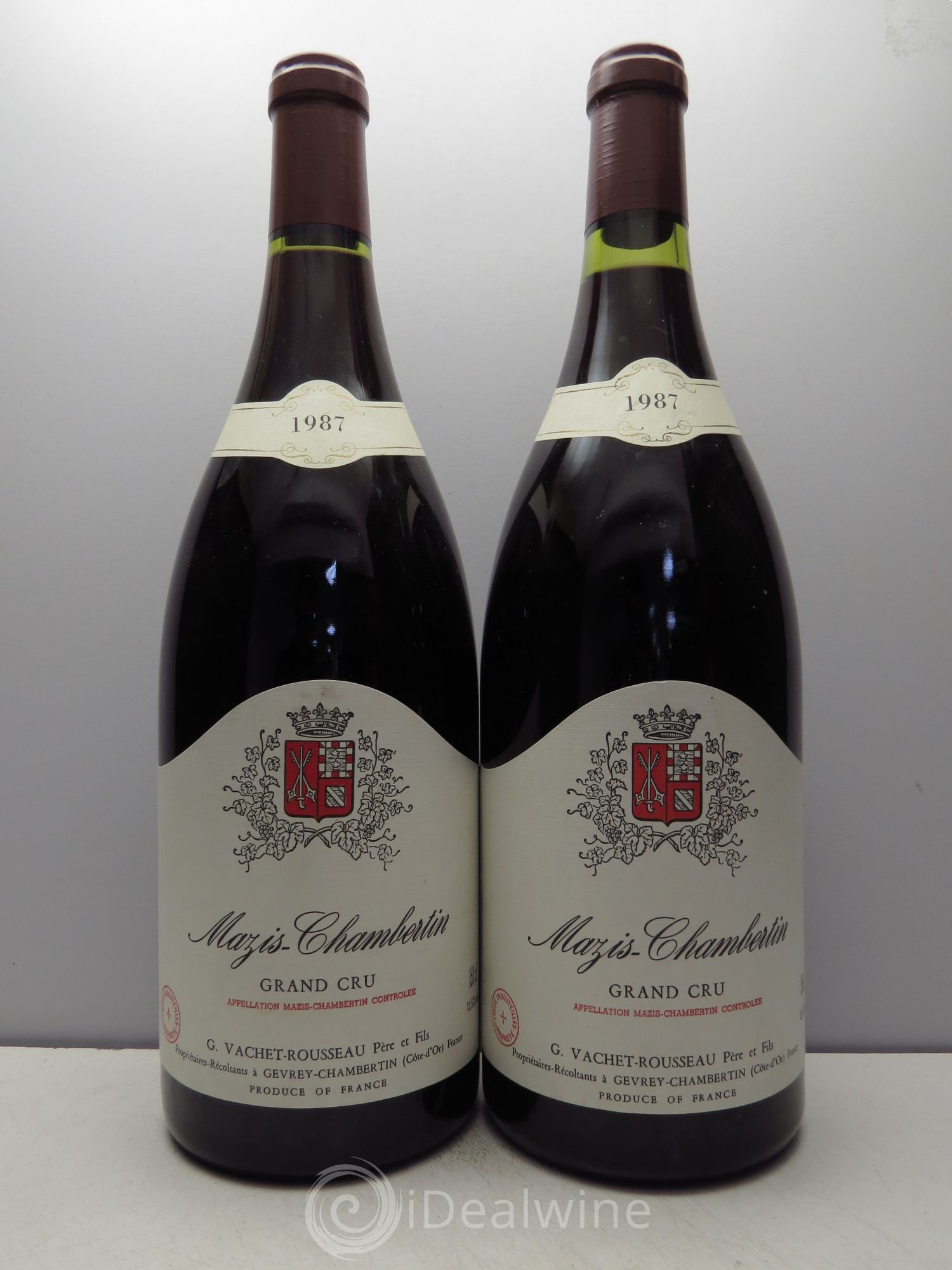 Mazis-Chambertin Grand Cru Vachet-Rousseau 1987 - Lot de 2 magnums - 0