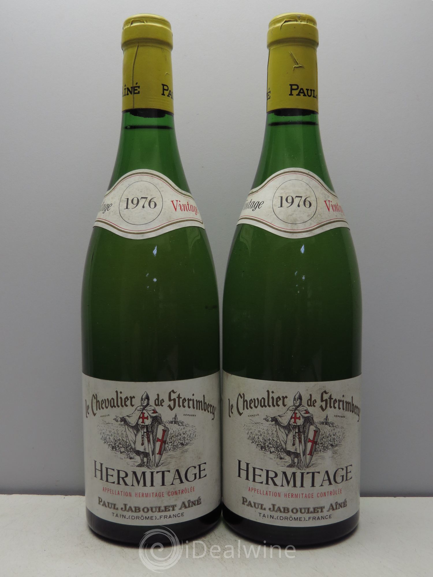 Hermitage Chevalier de Sterimberg Paul Jaboulet Ainé 1976 - Lot de 2 bouteilles - 0