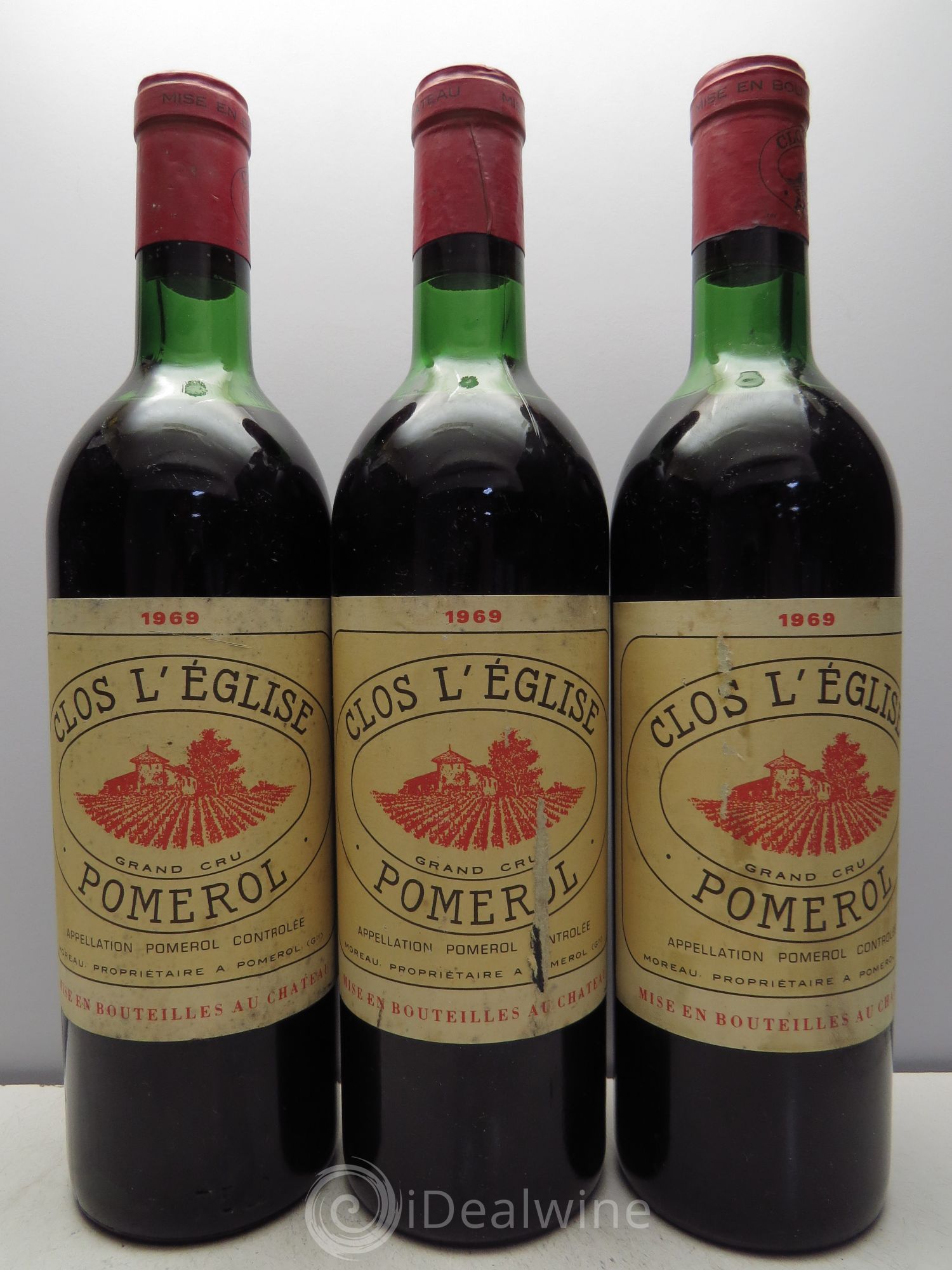 Clos l'Eglise 1969 - Lot de 3 bouteilles - 0
