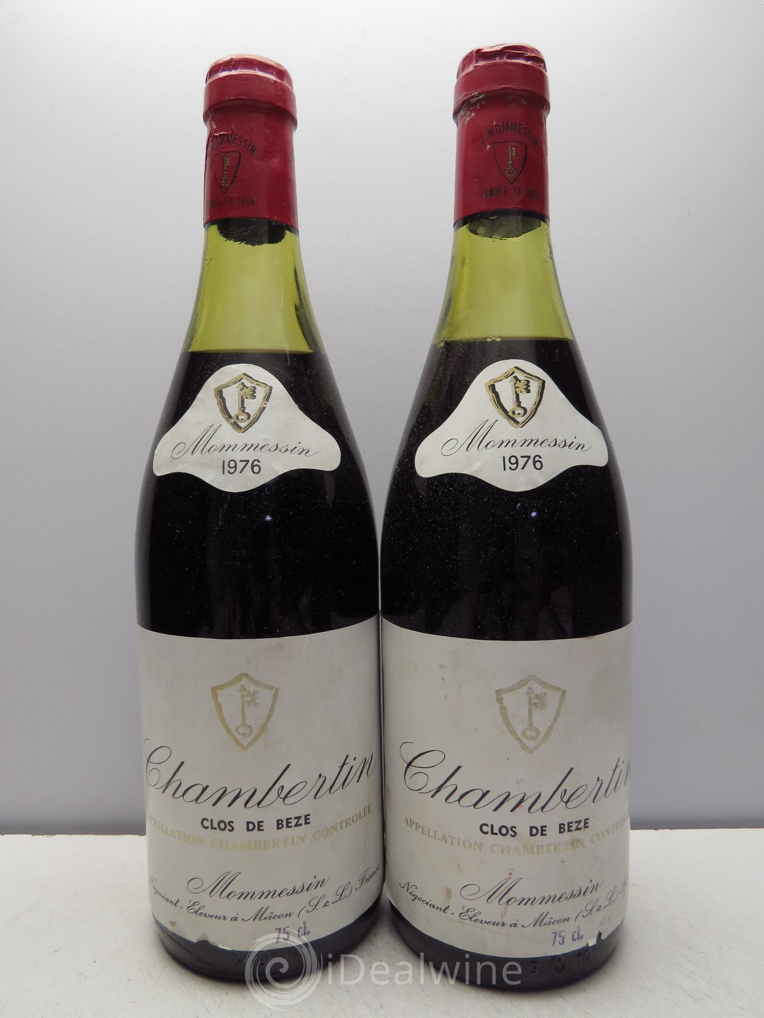 Chambertin Clos de Bèze Grand Cru Mommessin 1976 - Lot de 2 bouteilles - 0