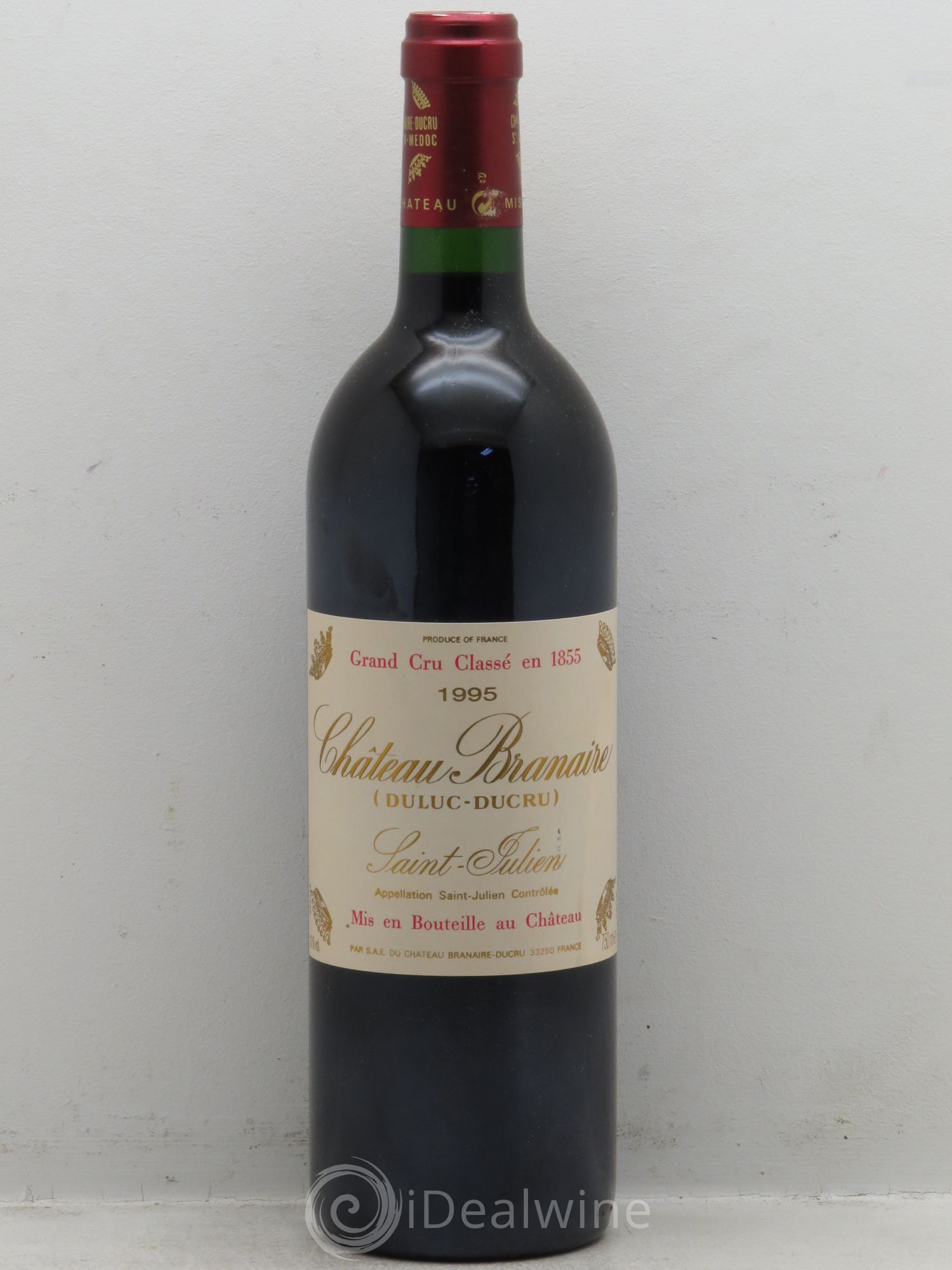 Château Branaire Ducru 4ème Grand Cru Classé (sans prix de réserve-no reserve) 1995 - Lotto di 1 bottiglia - 0