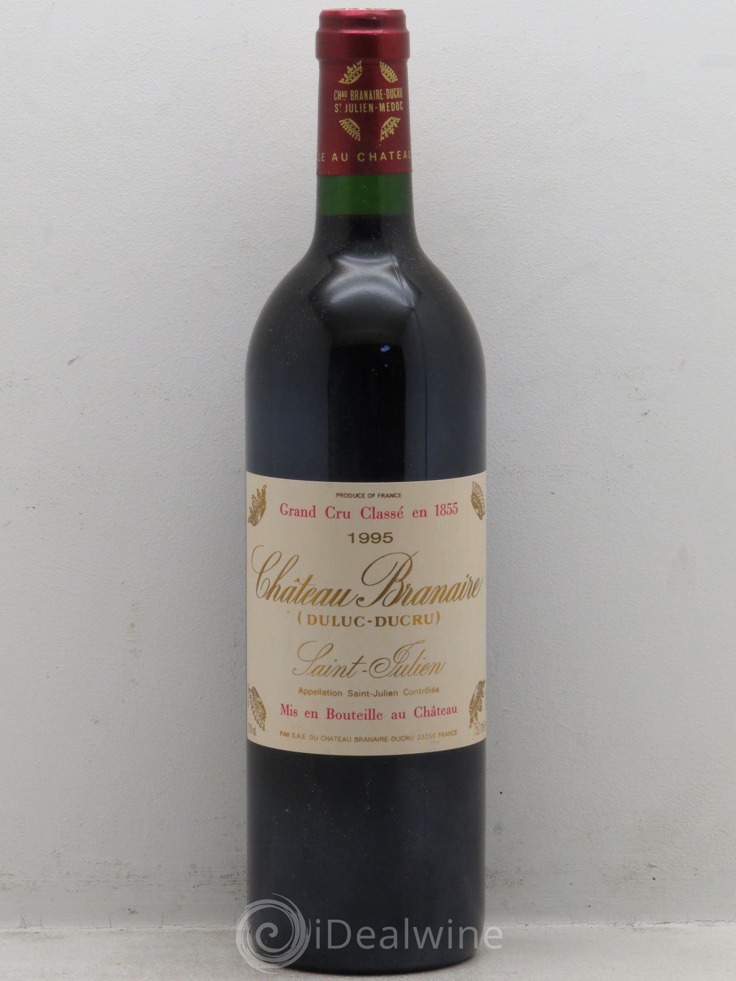 Château Branaire Ducru 4ème Grand Cru Classé (sans prix de réserve-no reserve) 1995 - Lotto di 1 bottiglia - 0