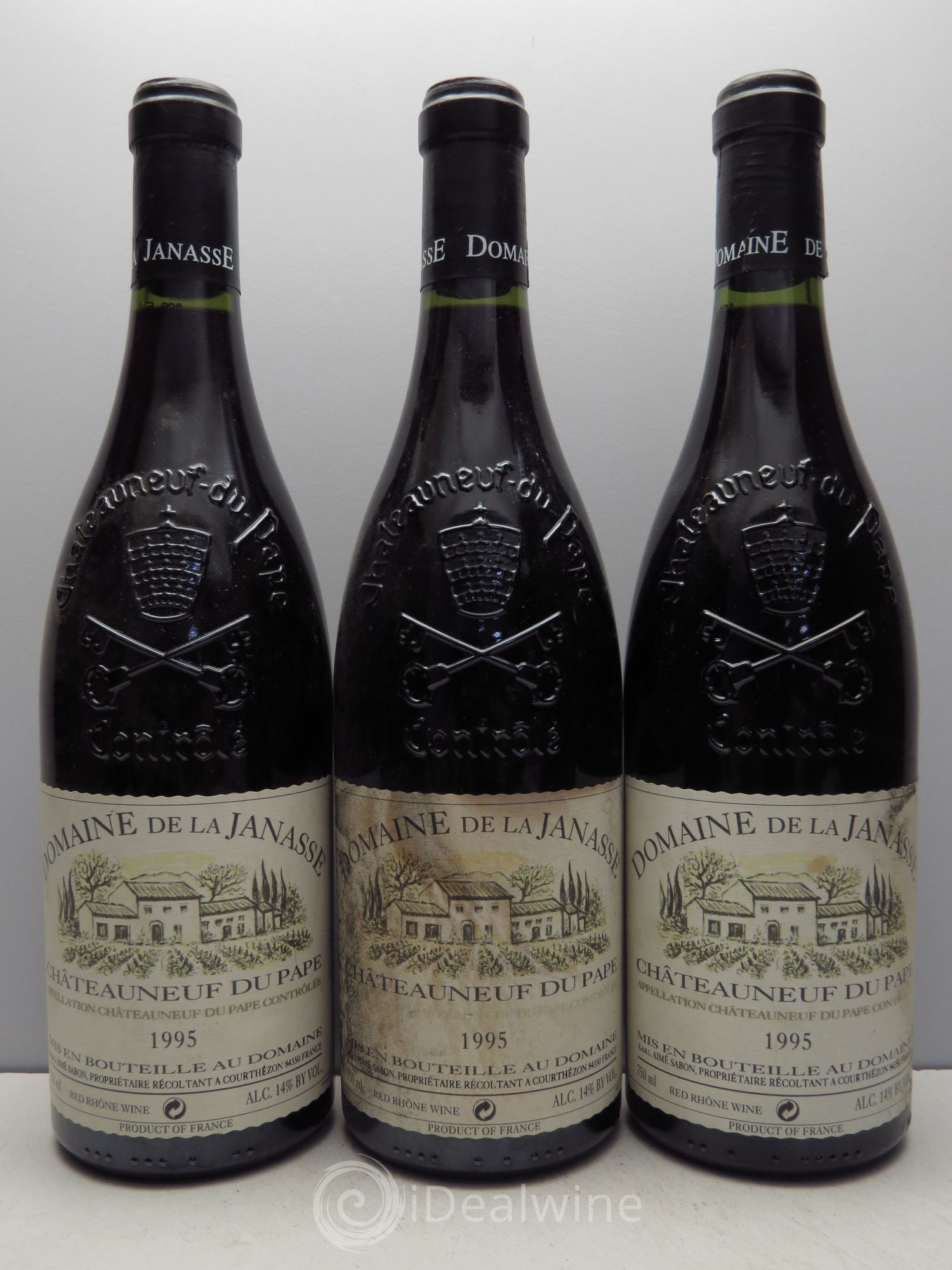 Châteauneuf-du-Pape La Janasse (Domaine de) 1995 - Lot de 3 bouteilles - 0