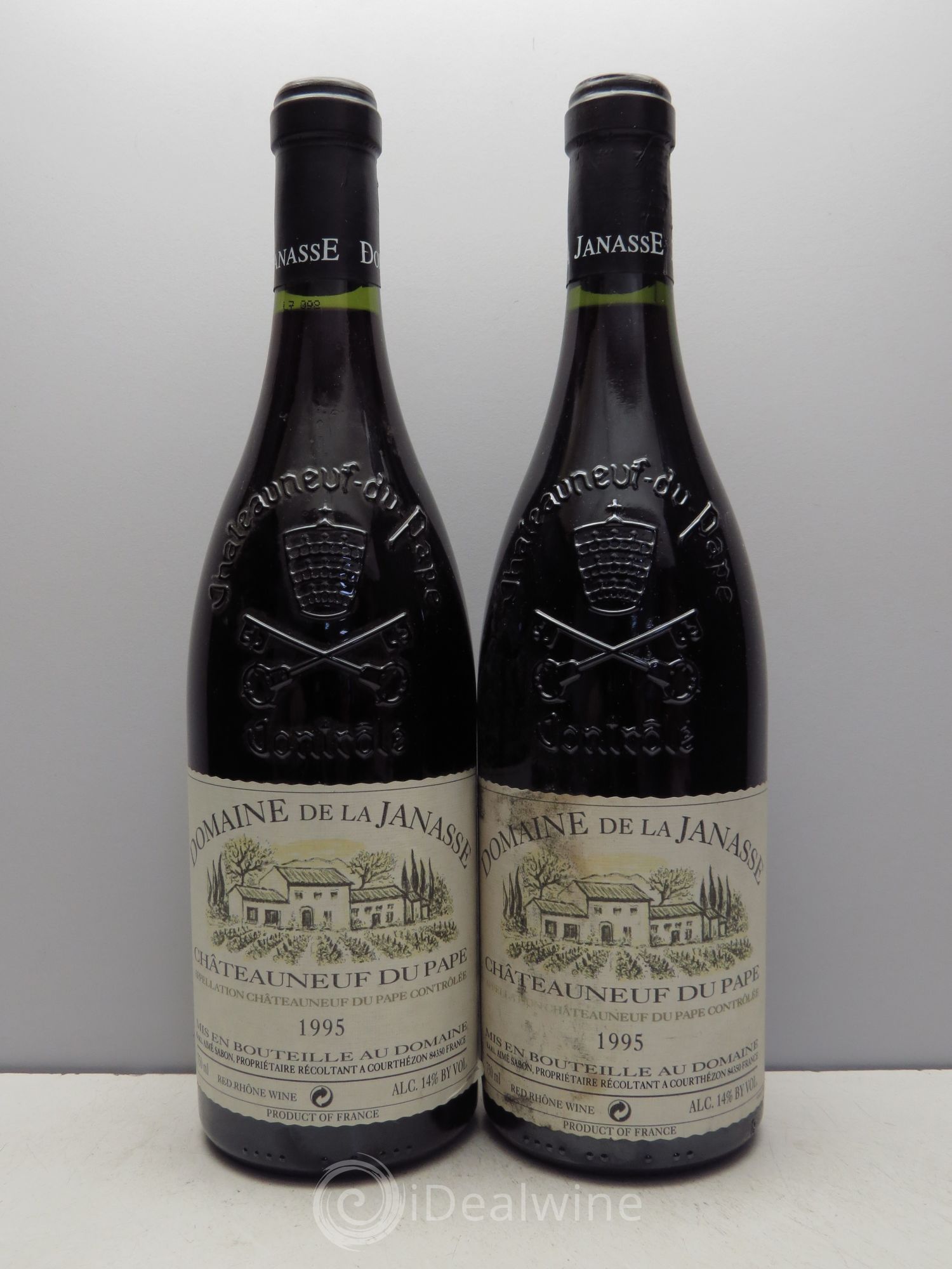 Châteauneuf-du-Pape La Janasse (Domaine de) 1995 - Lot de 2 bouteilles - 0