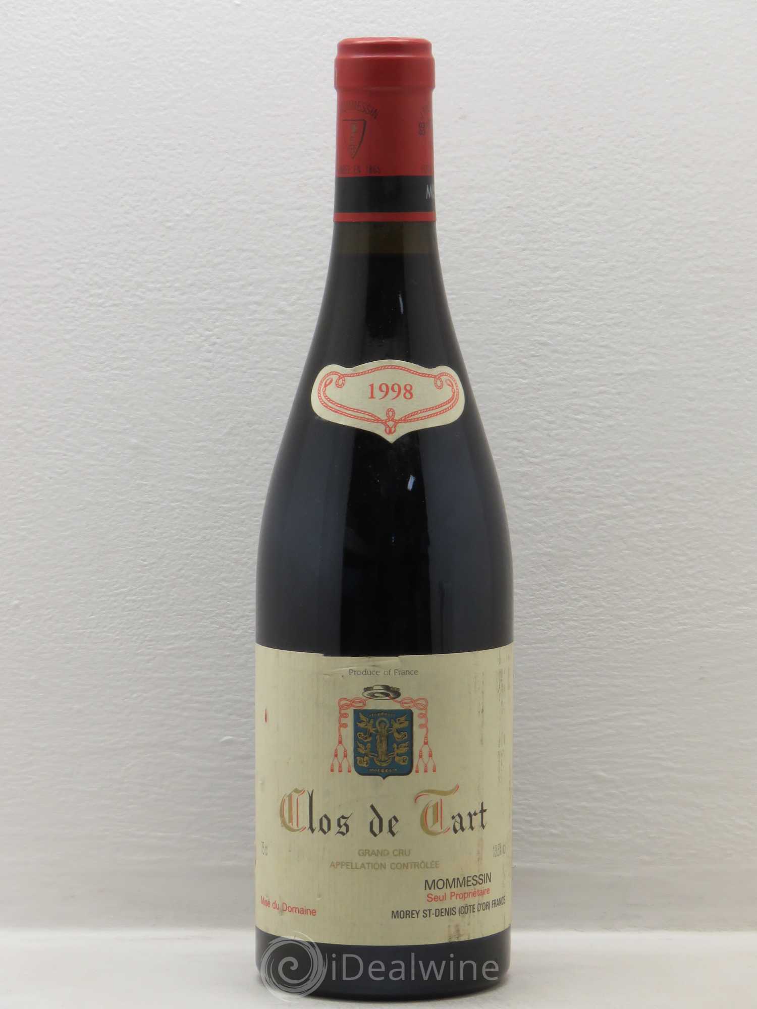 Clos de Tart Grand Cru Clos de Tart 1998 - Lot de 1 bouteille - 0