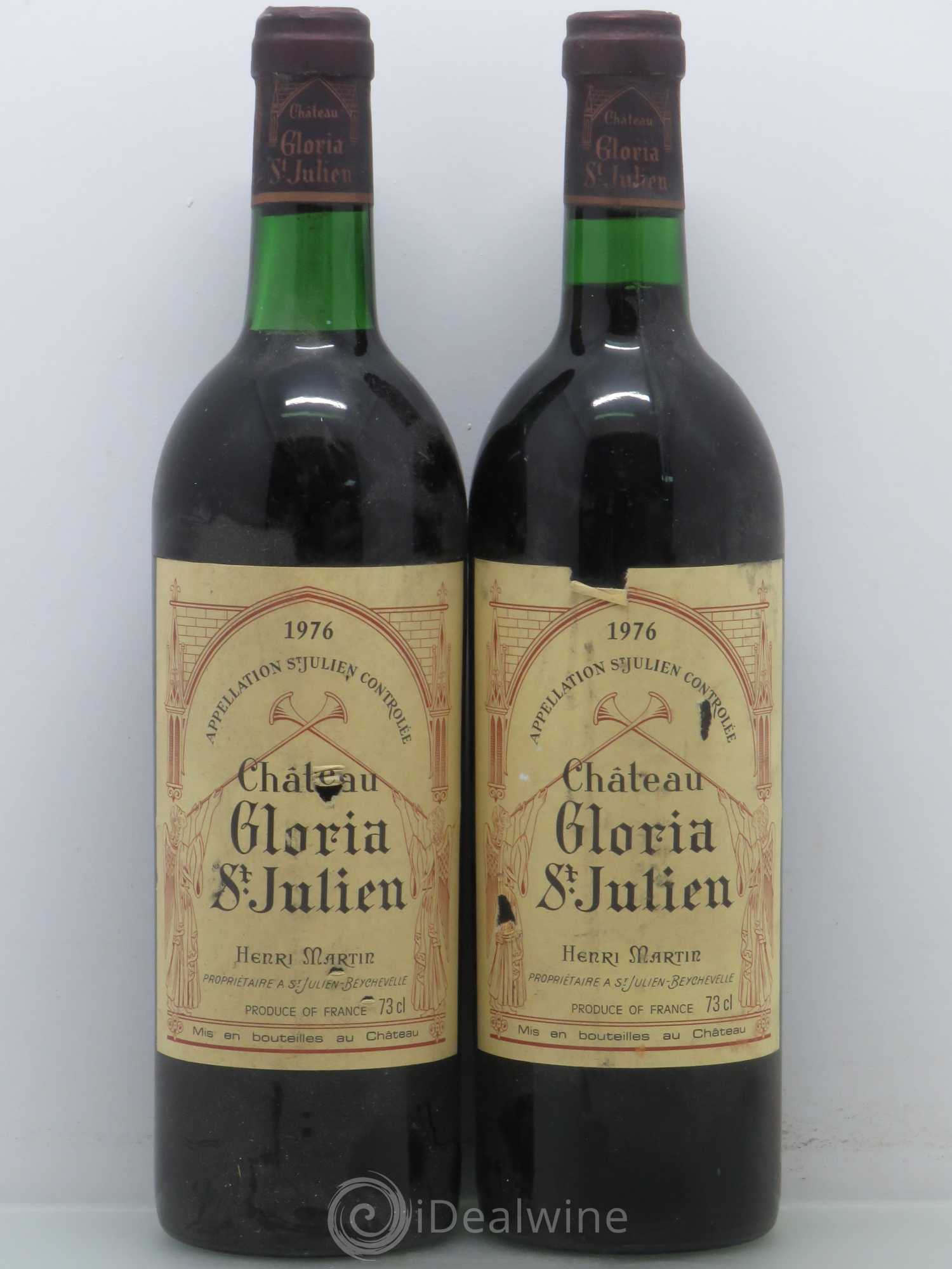 Château Gloria 1976 - Lot de 2 bouteilles - 0