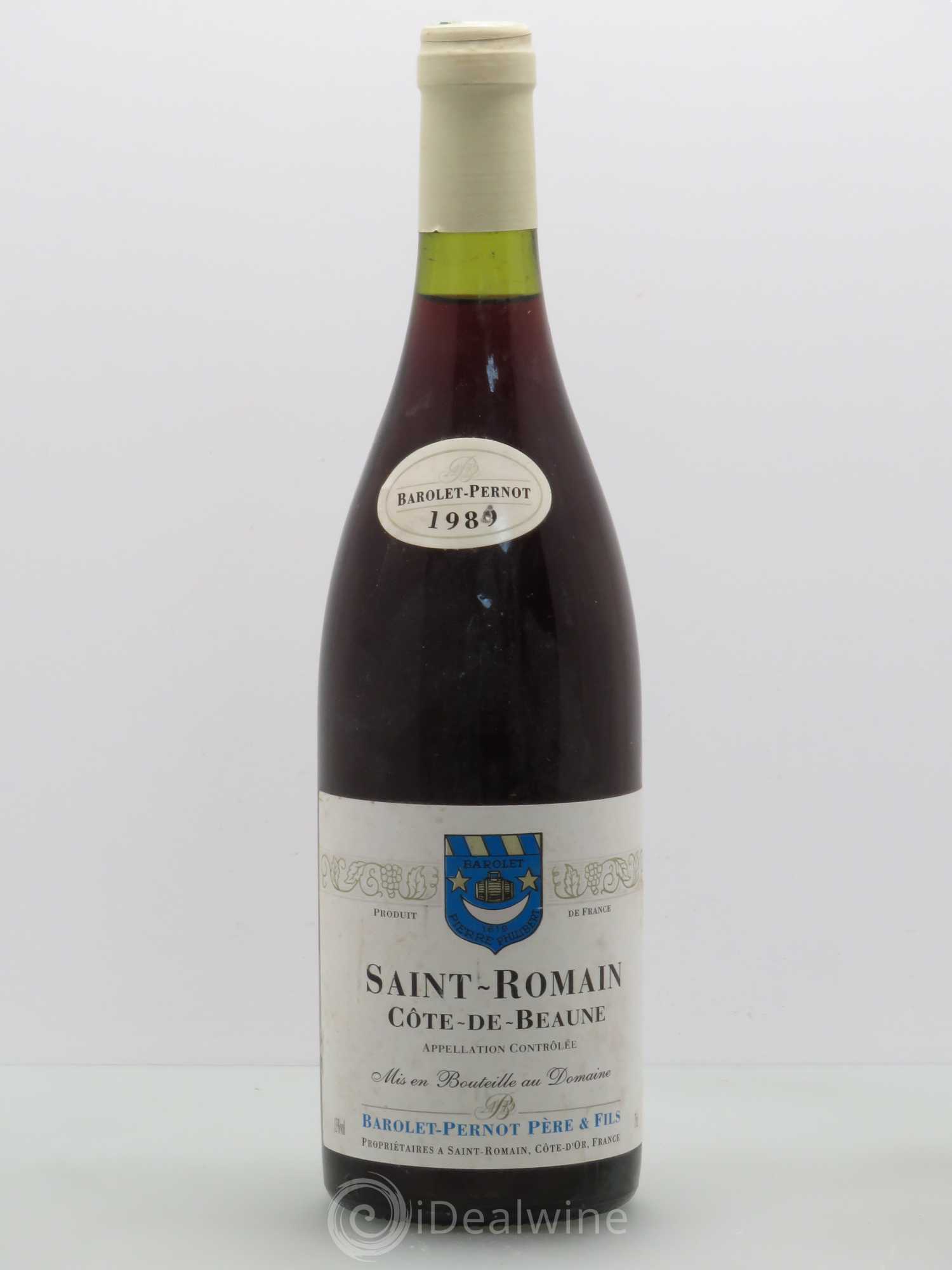 Saint-Romain Barolet Pernot 1989 - Lot de 1 bouteille - 0
