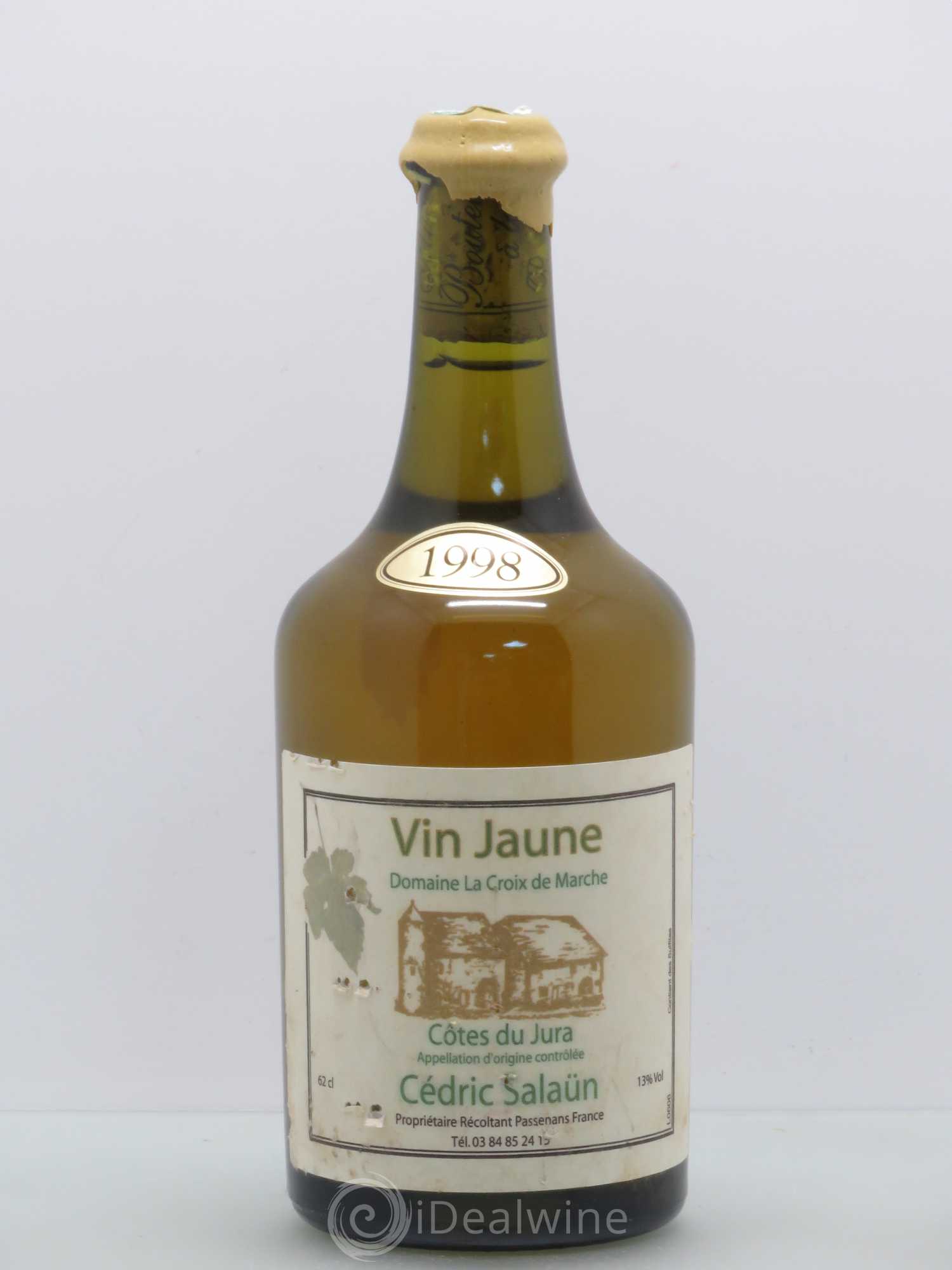 Arbois Vin Jaune Domaine de la Croix de Marche Cédric Salaun 1998 - Posten von 1 Flasche - 0