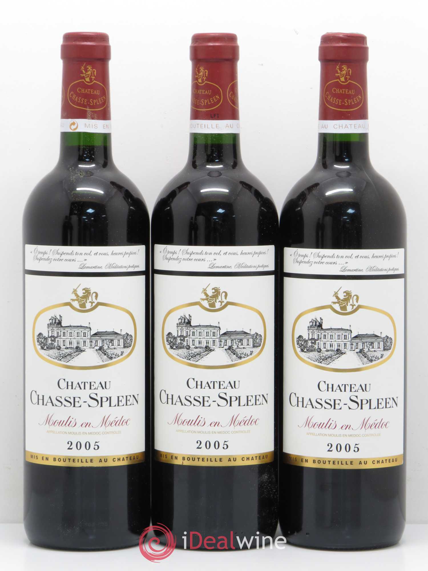 Château Chasse Spleen 2005 - Lot de 12 bouteilles - 1