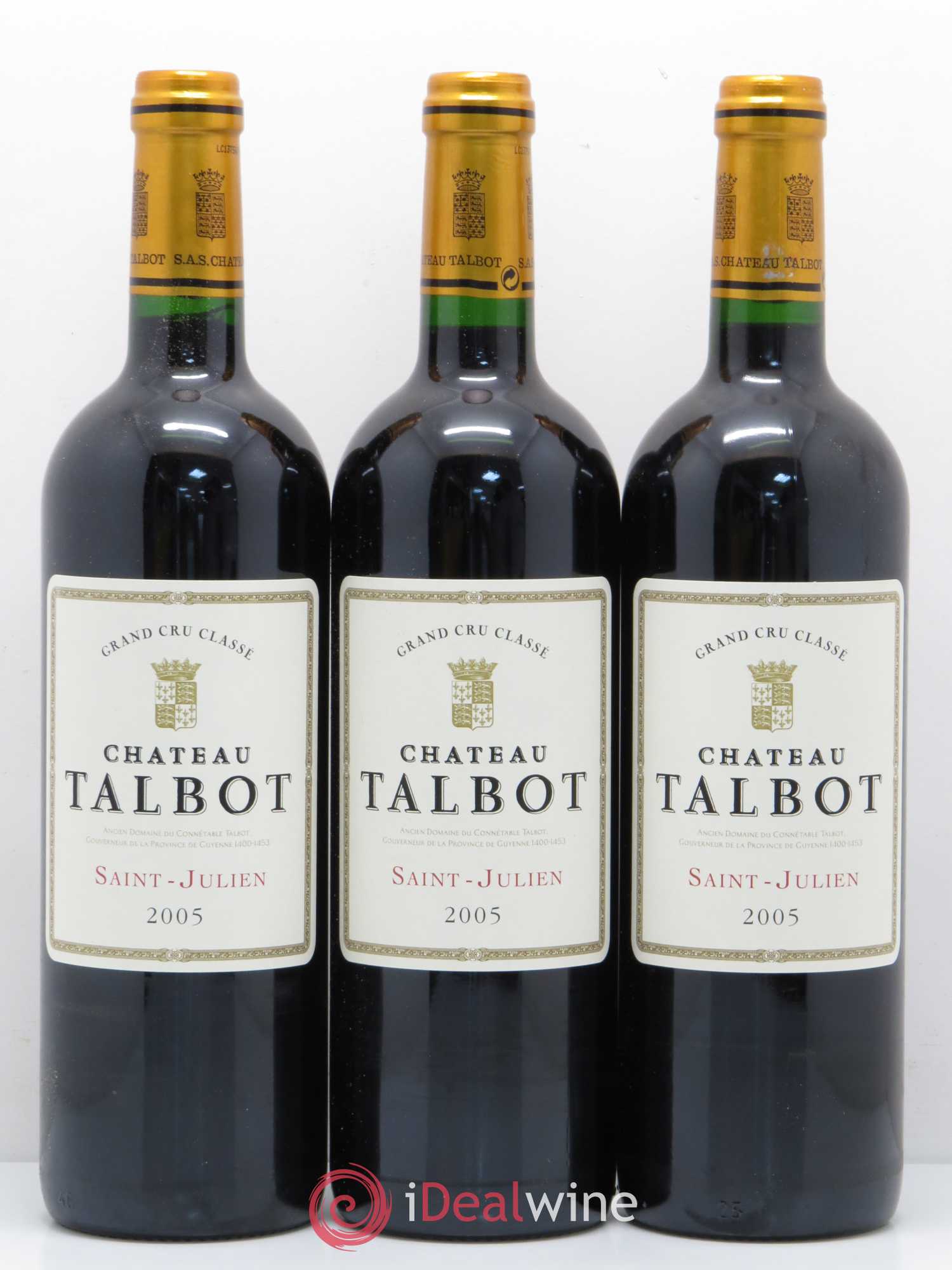 Château Talbot 4ème Grand Cru Classé 2005 - Lot de 12 bouteilles - 4