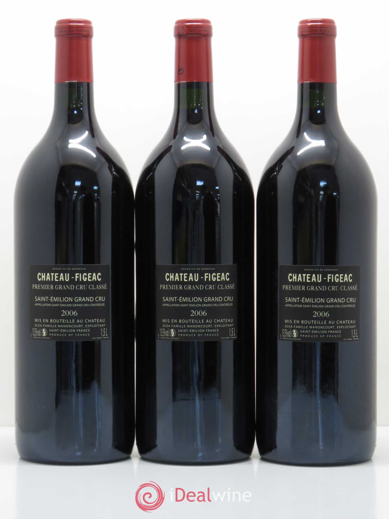 Château Figeac 1er Grand Cru Classé A 2006 - Lot de 6 magnums - 2