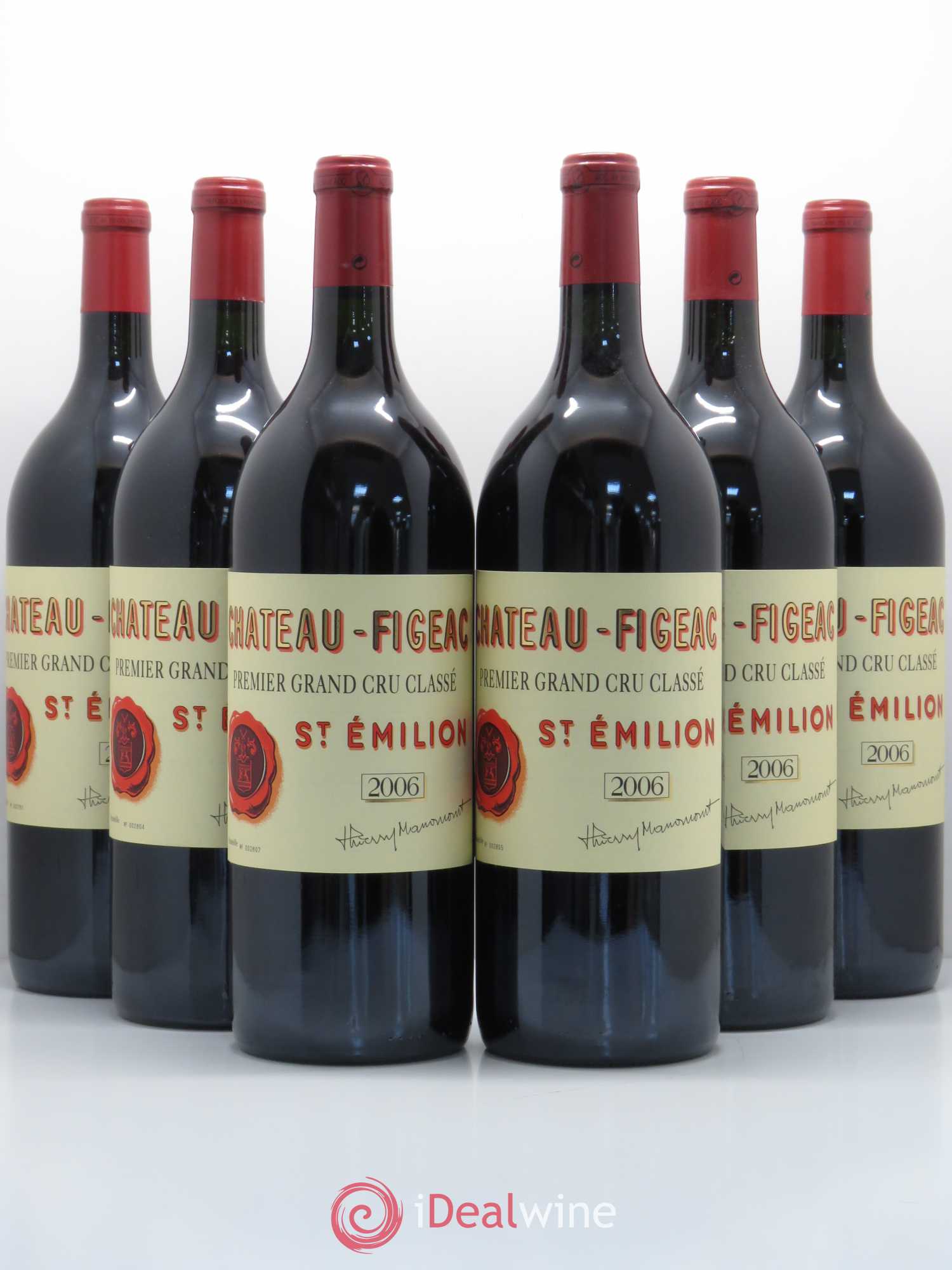 Château Figeac 1er Grand Cru Classé A 2006 - Lot de 6 magnums - 0