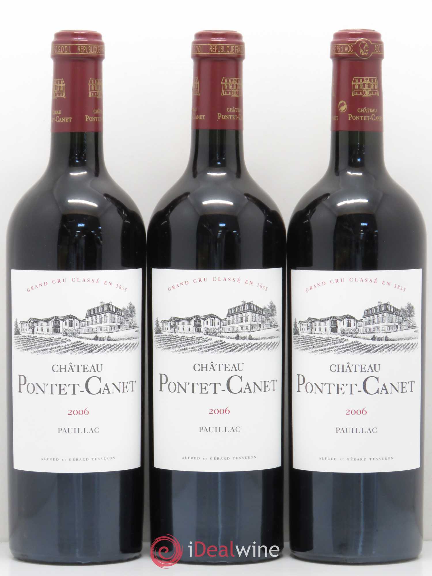 Château Pontet Canet 5ème Grand Cru Classé 2006 - Lot de 12 bouteilles - 3