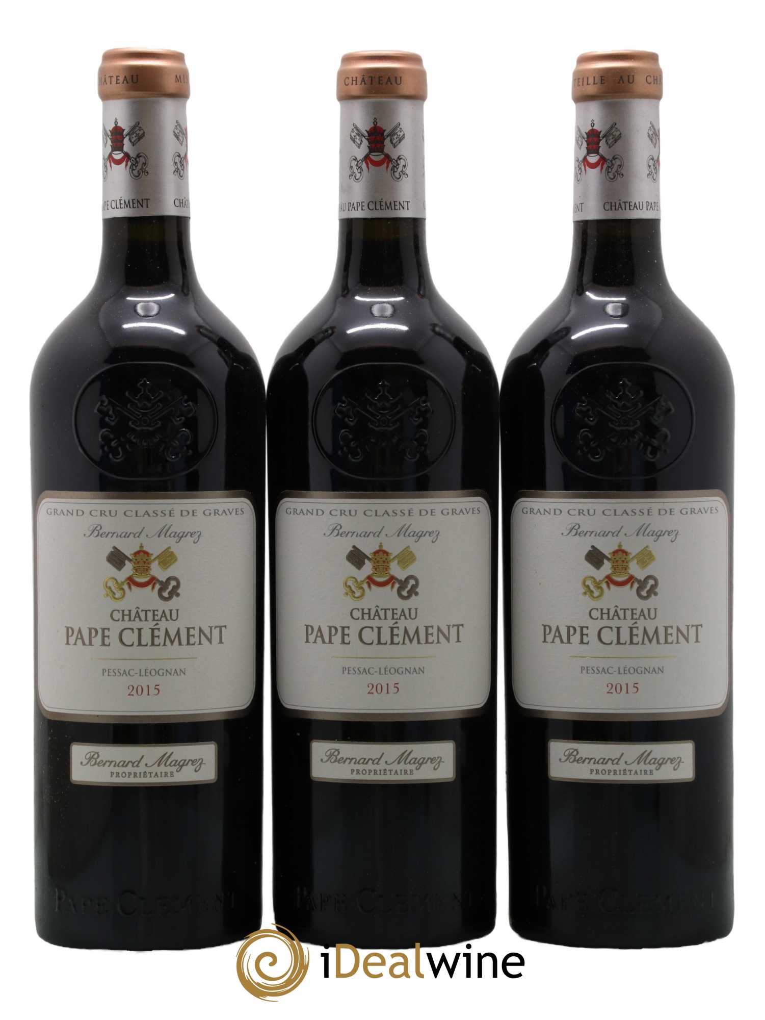 Château Pape Clément Cru Classé de Graves 2015 - Lot de 6 bouteilles - 1