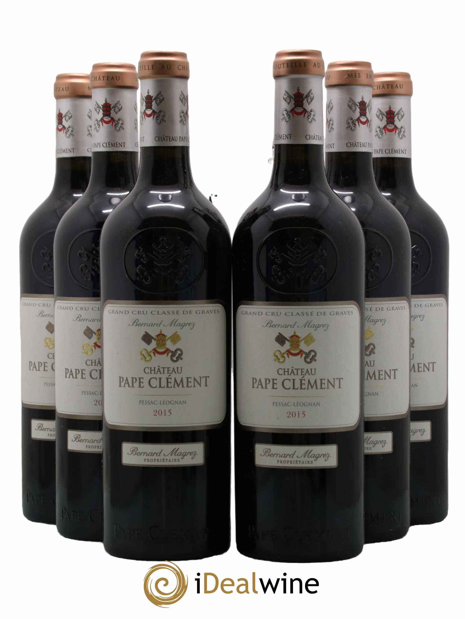 Château Pape Clément Cru Classé de Graves 2015 - Lot de 6 bouteilles - 0