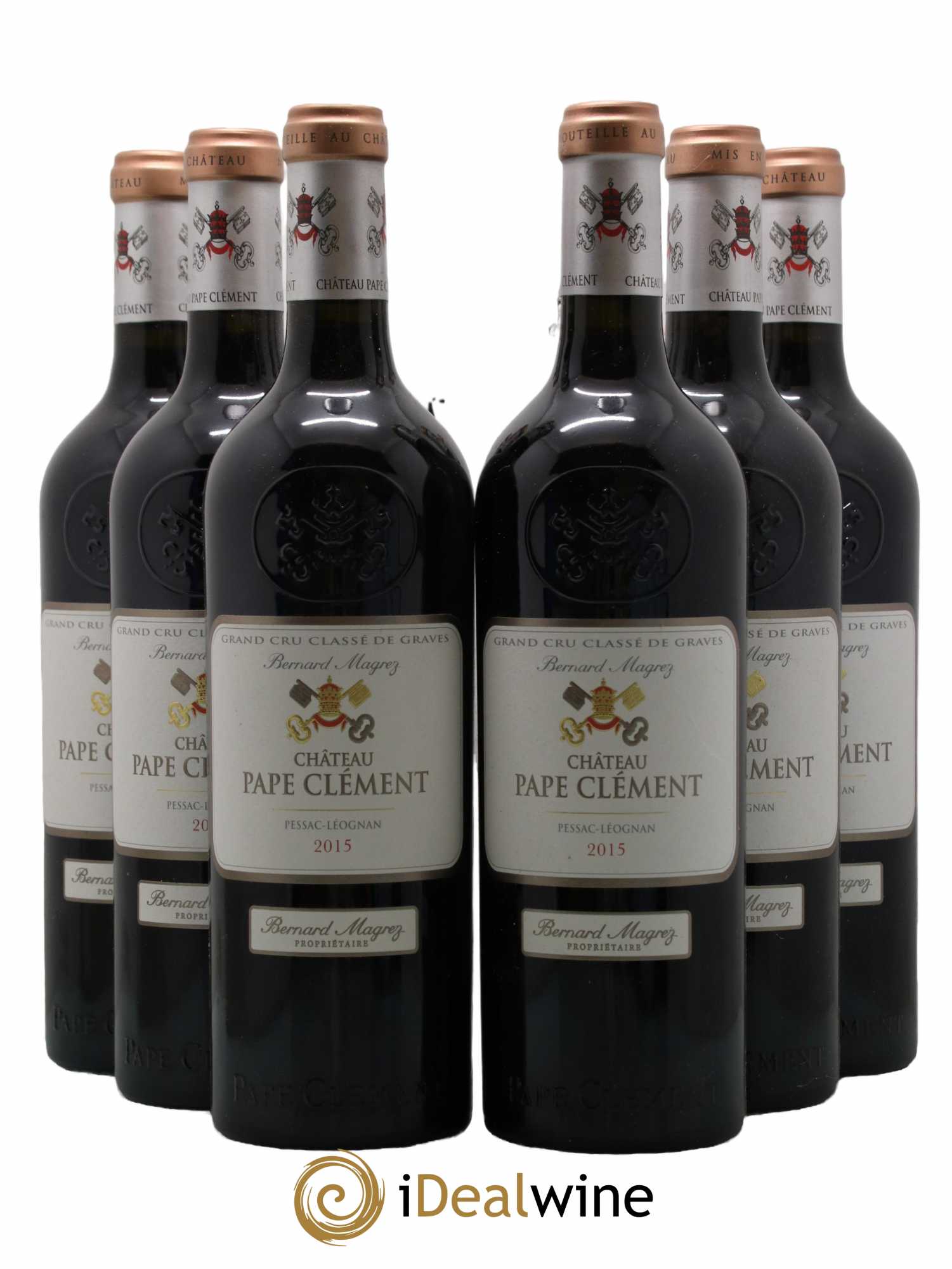 Château Pape Clément Cru Classé de Graves 2015 - Lot de 6 bouteilles - 0