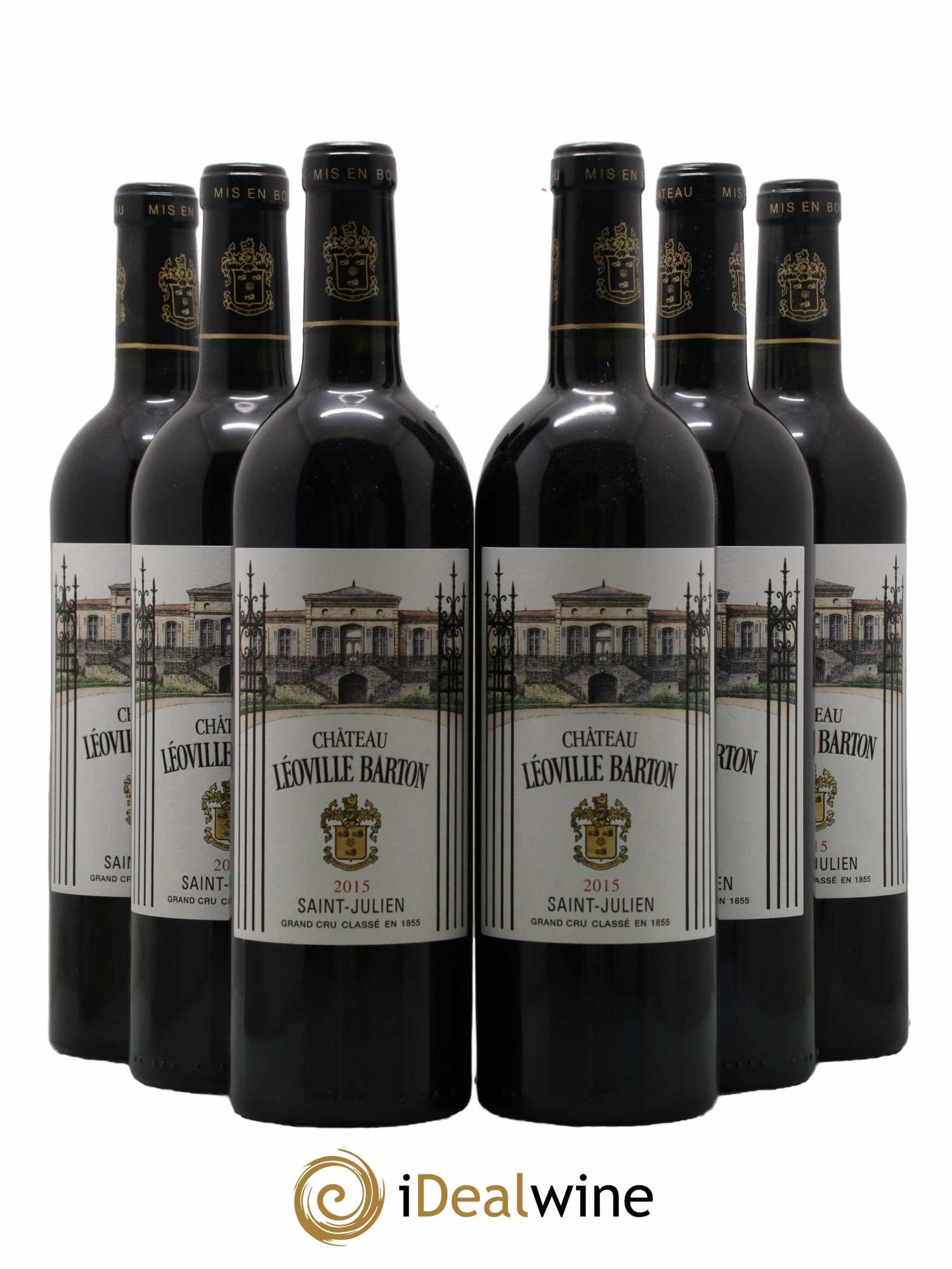 Château Léoville Barton 2ème Grand Cru Classé 2015 - Lot de 6 bouteilles - 0