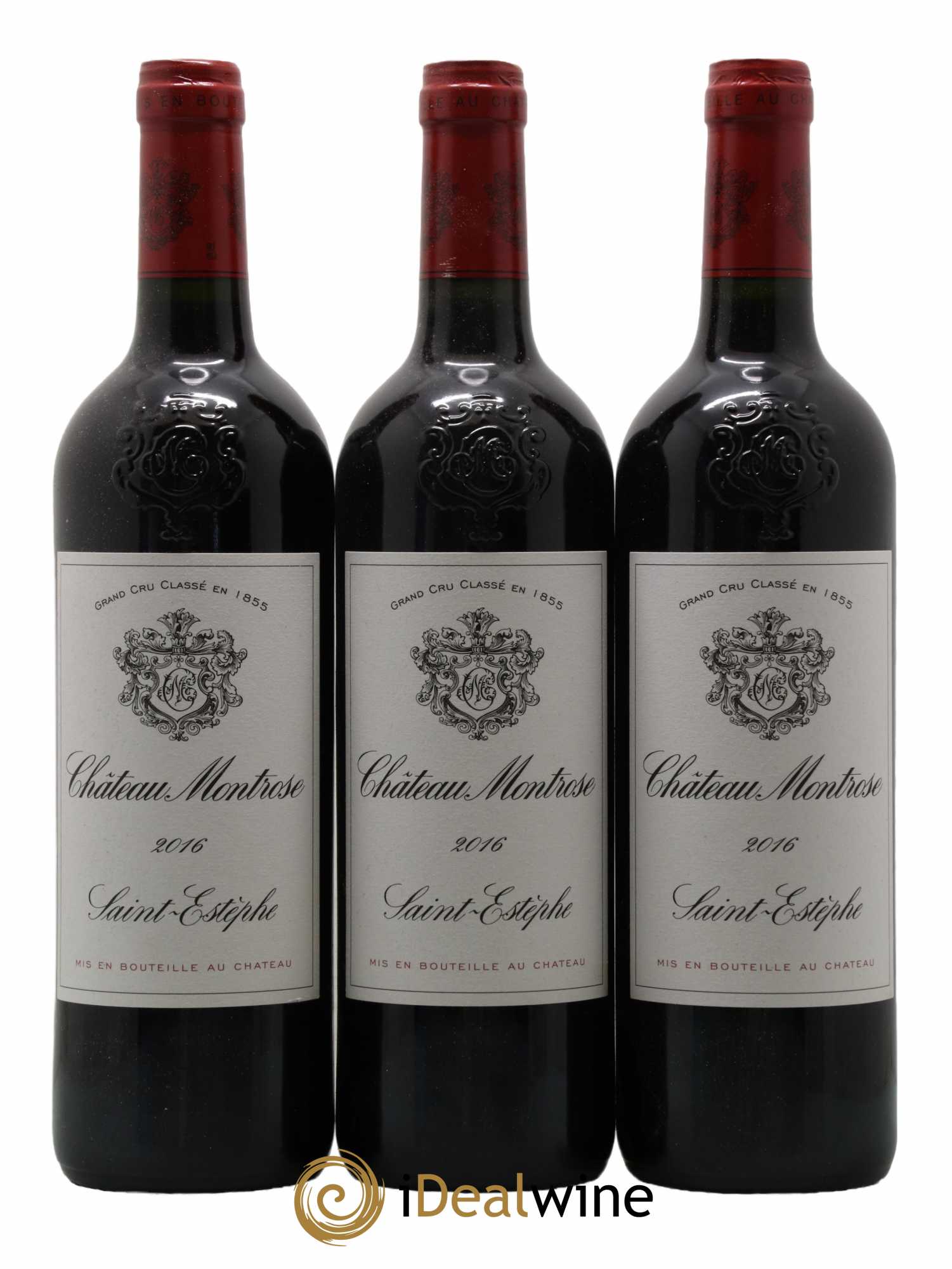 Château Montrose 2ème Grand Cru Classé 2016 - Lot de 3 bouteilles - 0