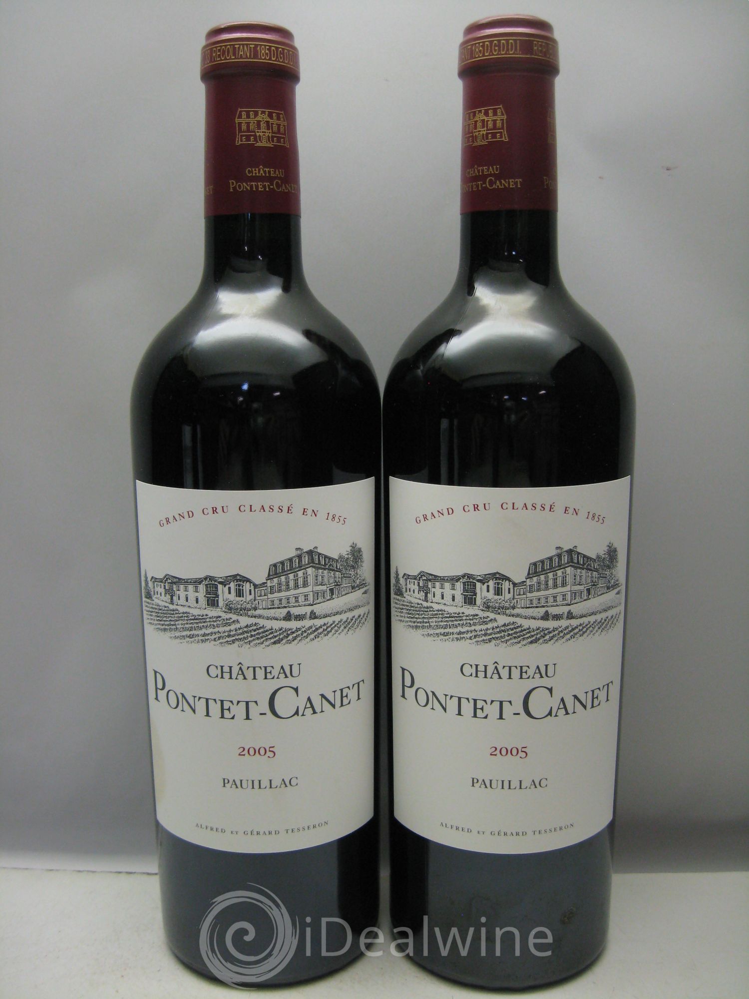 Château Pontet Canet 5ème Grand Cru Classé 2005 - Lot de 12 bouteilles - 0
