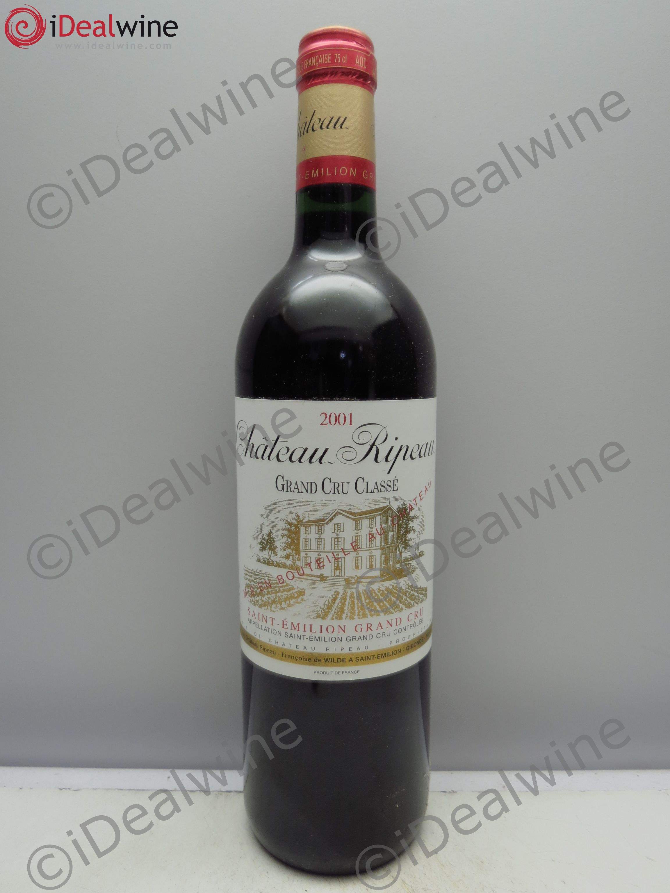 Château Ripeau Grand Cru Classé 2001 - Lot de 1 bouteille - 0