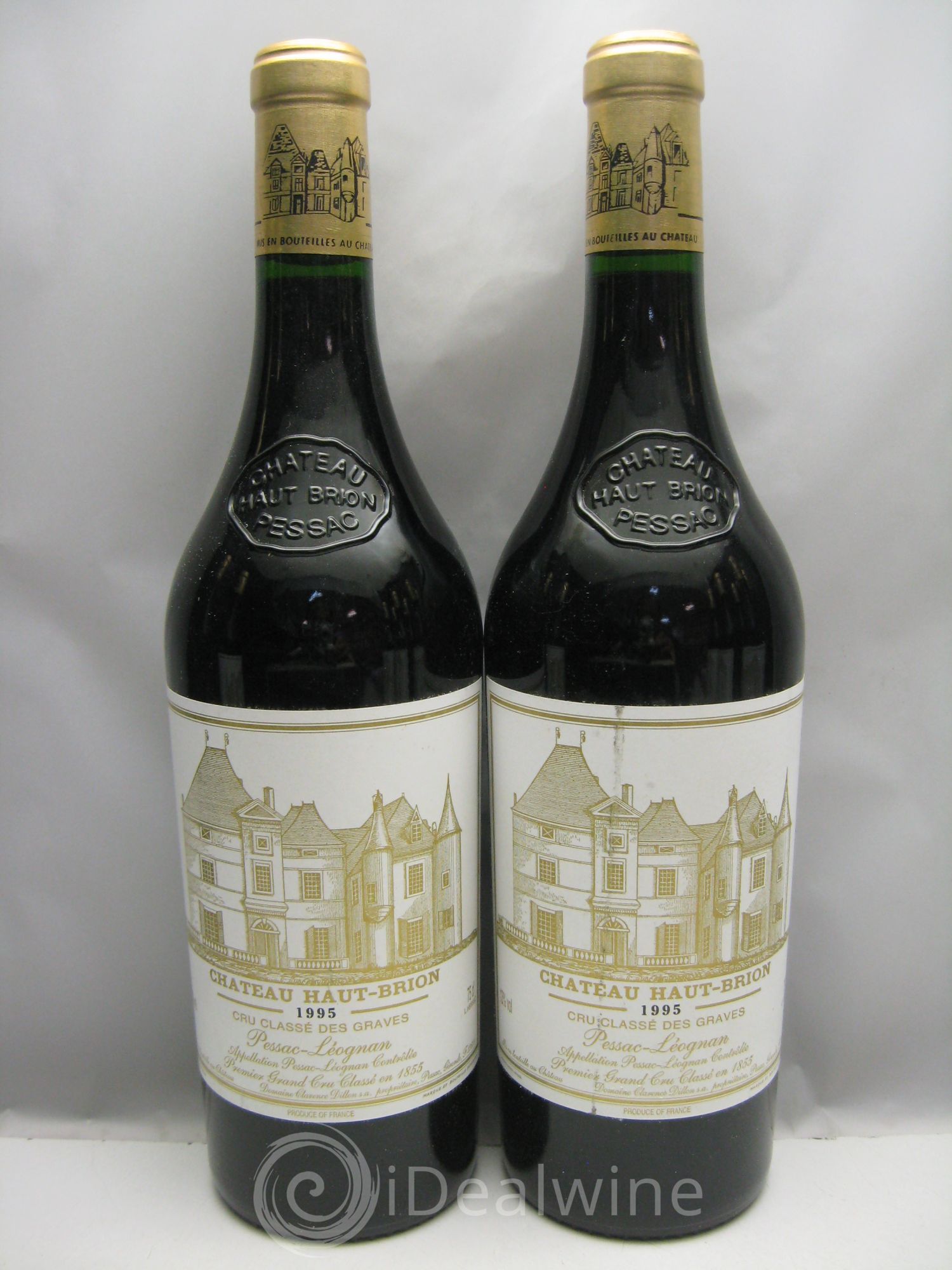 Château Haut Brion 1er Grand Cru Classé 1995 - Lot de 12 bouteilles - 2