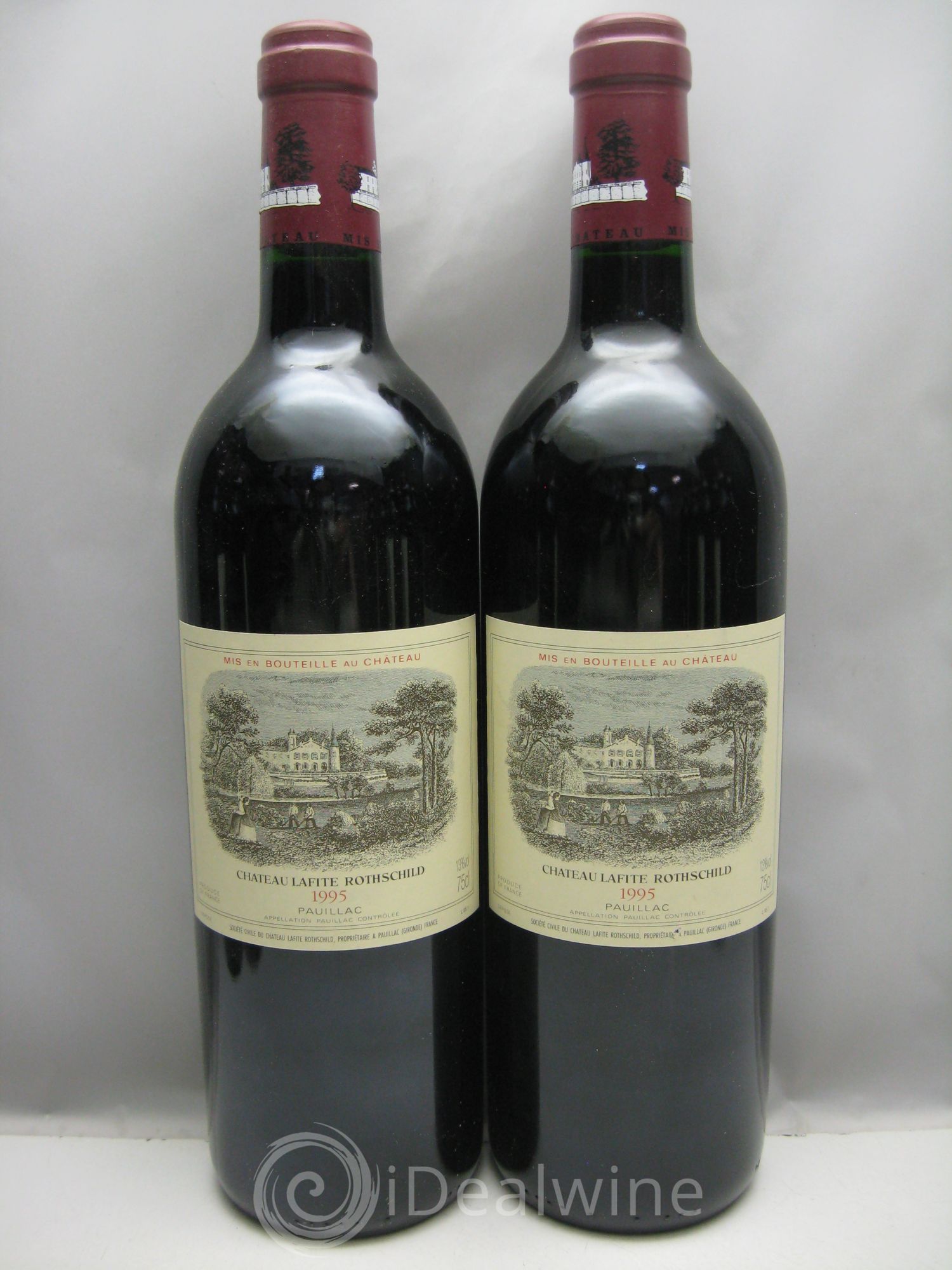 Château Lafite Rothschild 1er Grand Cru Classé 1995 - Lot de 12 bouteilles - 1