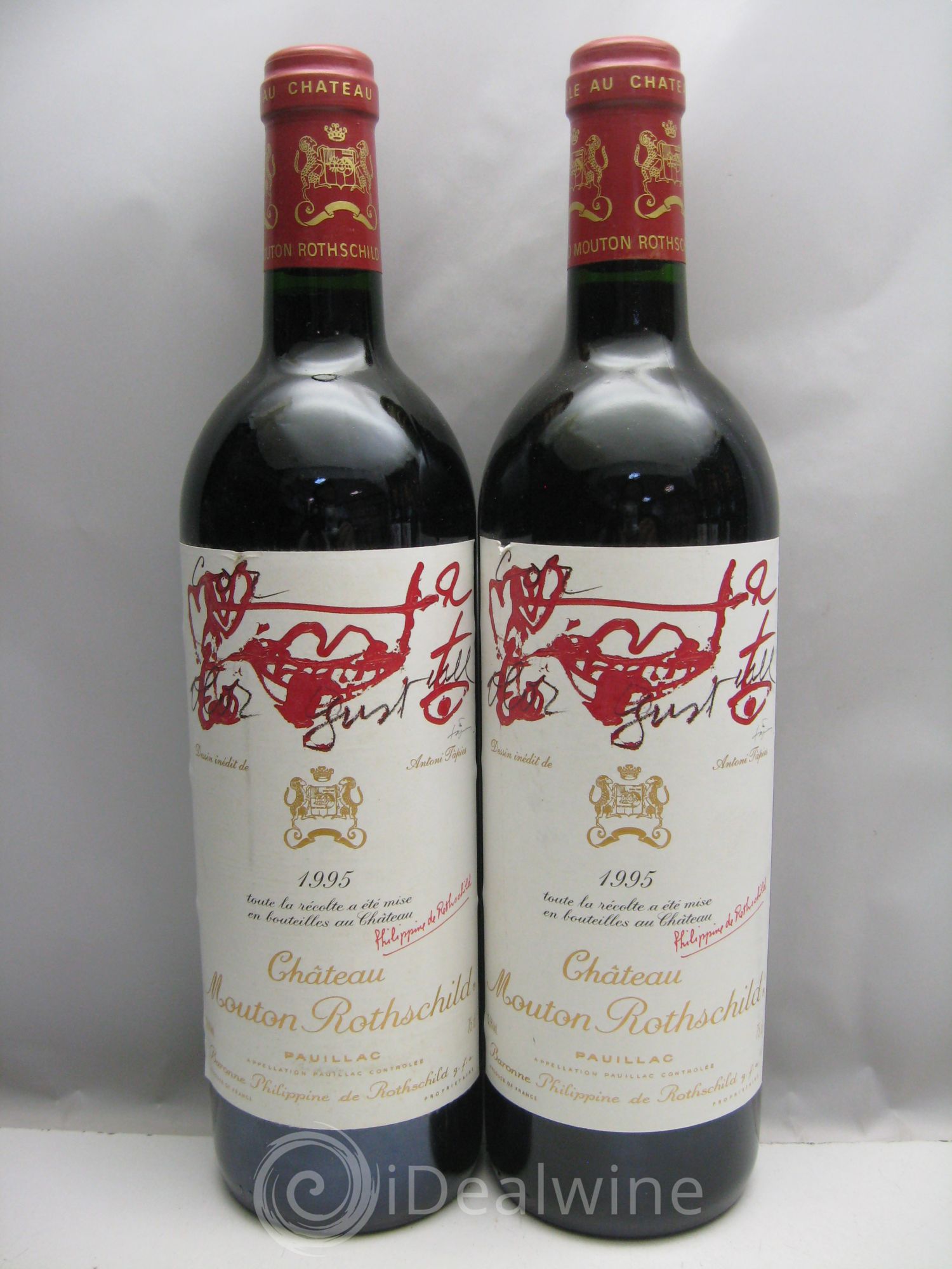 Château Mouton Rothschild 1er Grand Cru Classé 1995 - Lot de 12 bouteilles - 2