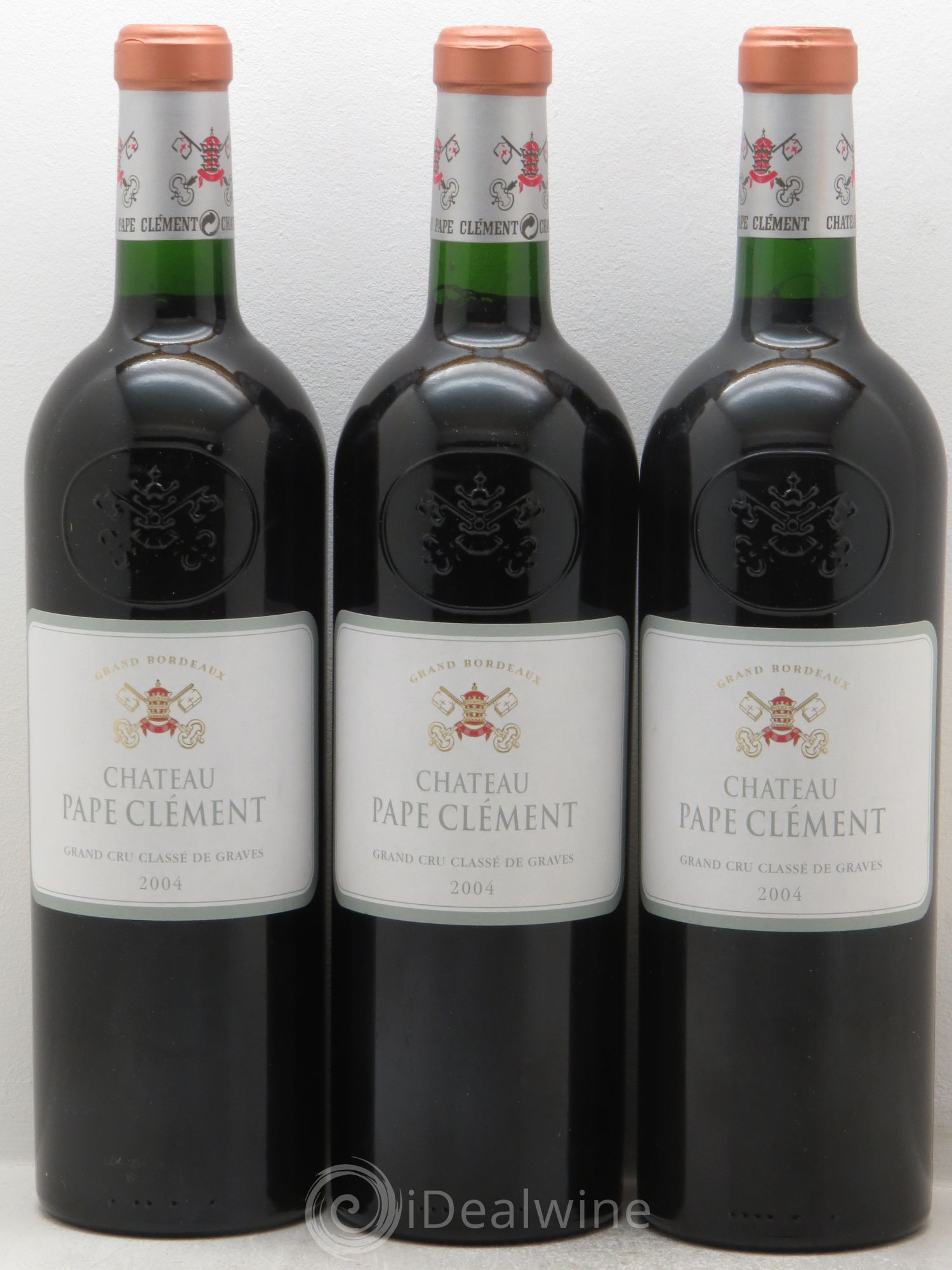 Château Pape Clément Cru Classé de Graves 2004 - Lot de 3 bouteilles - 0