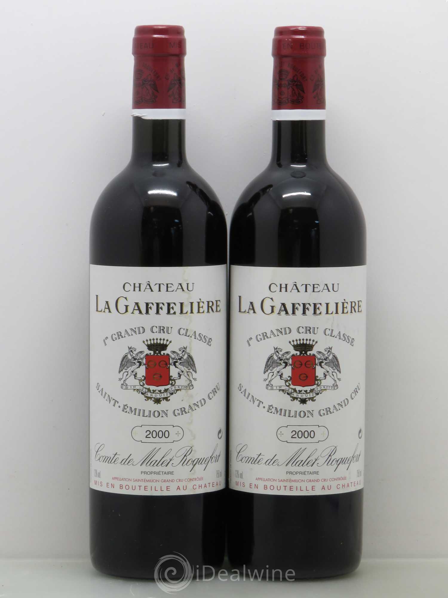 Château la Gaffelière 1er Grand Cru Classé B 2000 - Lot de 2 bouteilles - 0